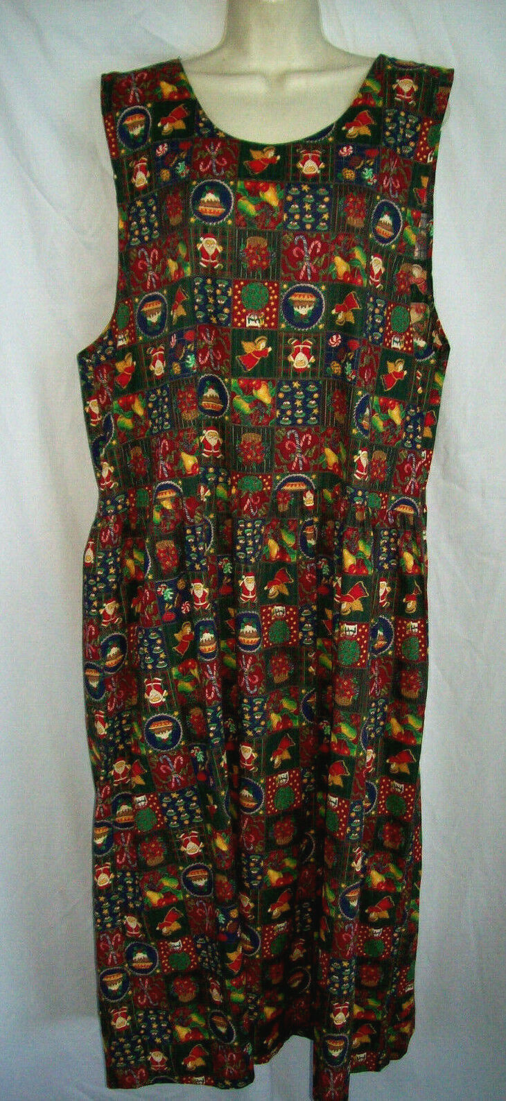 Gibran EXTREME Festive Novelty Green Cotton School Teacher Jumper Modest Dress
