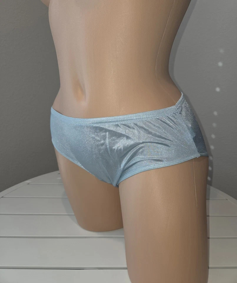Shadowline 11032 Women&rsquo;s Bikini Panty Nylon Brief Classic Colors Blue