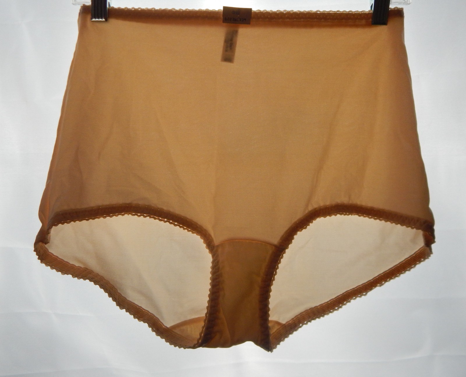 VTG Bali Panties Satin Brief Shaper Granny Panty, Size XXXL 35/36, Style 8500