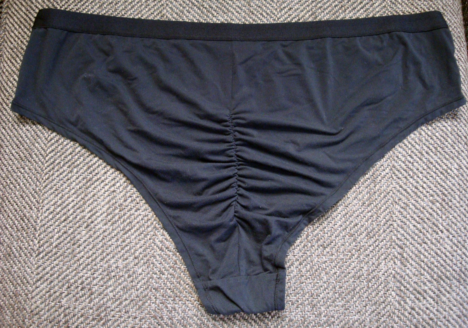 Cacique 22/24 Cotton High Leg Bikini & Extra Soft Cheeky Panty Vintage Black Lot