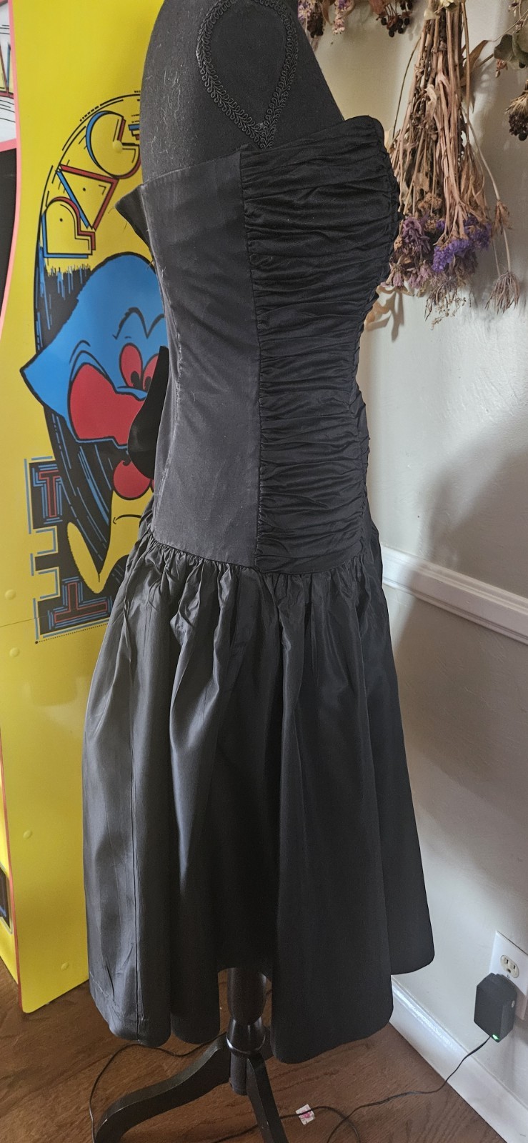 Vintage Black Party Dress Midcentury