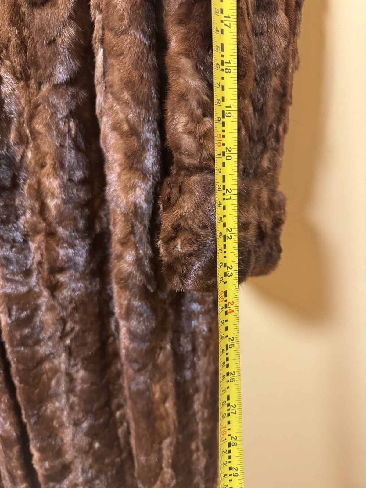 Mink Coat VINTAGE decades old mid Century luxury fashion statement NO RESERVE !