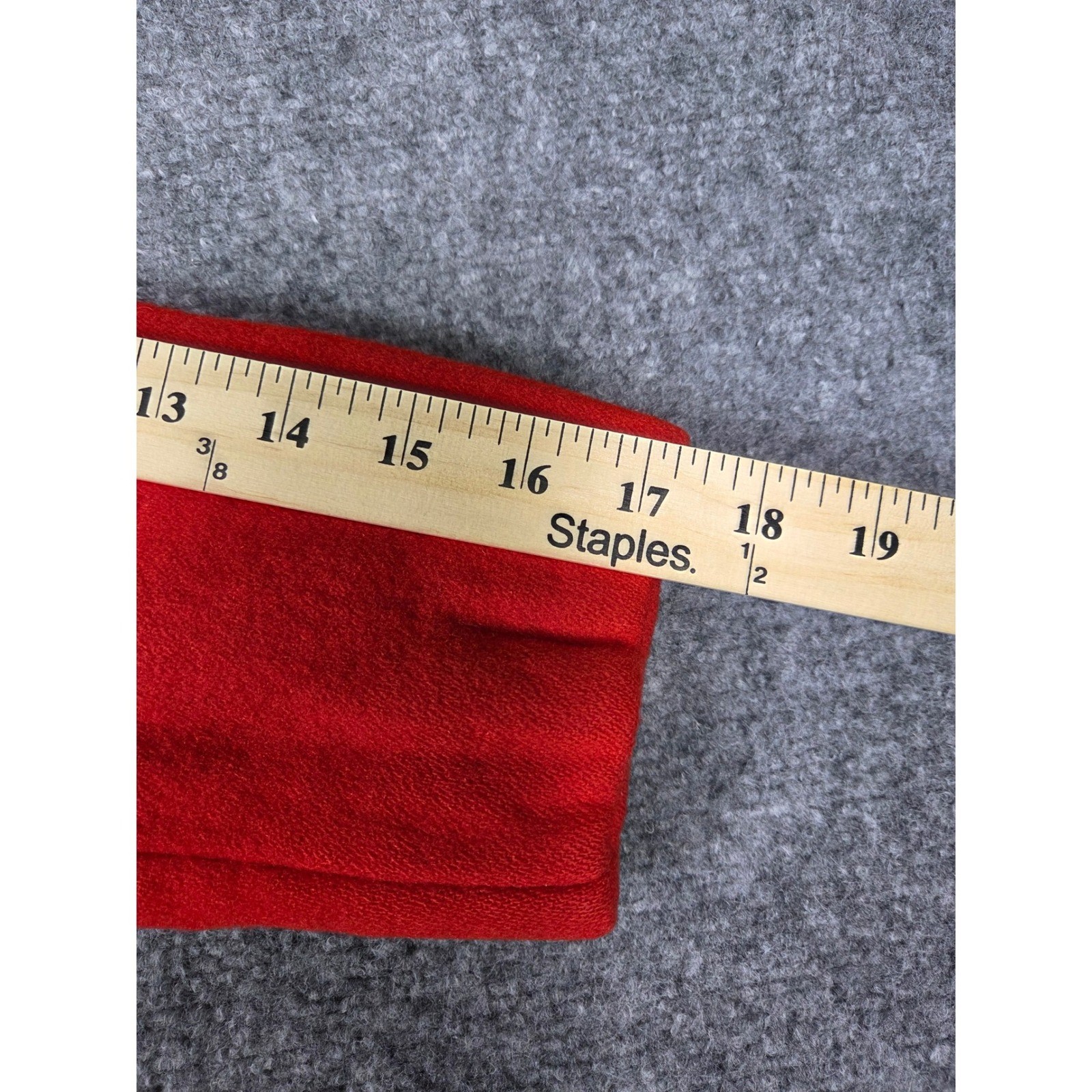 Pendleton Knockabouts Wool Coat Womens M Red Quilted Lining Vintage Button Front