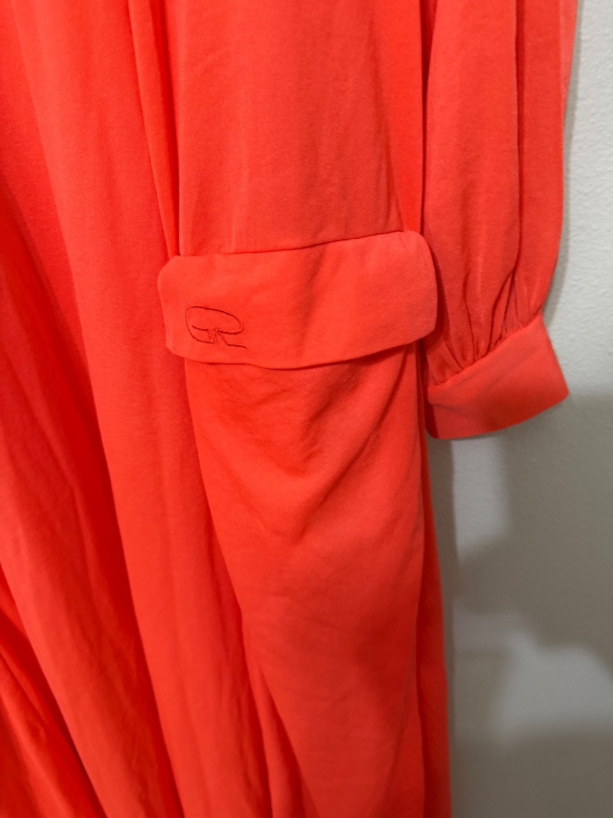 Vintage Ginger Rogers for JCPenny orange gown by with floor length jacket