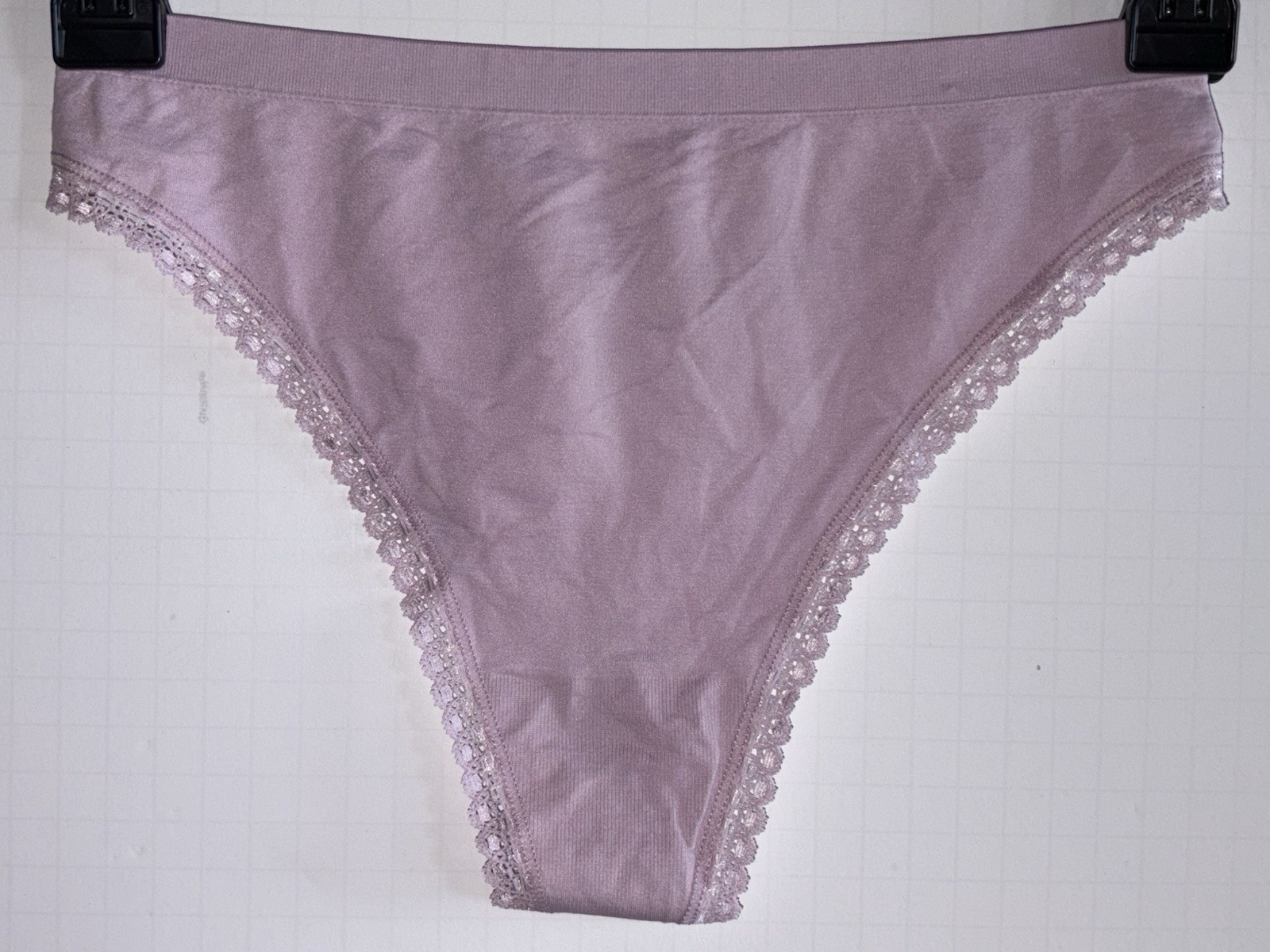 Warner’s Warner Y2K Brief Thong String Lilac Nylon 6 M Panty Bikini Underwear