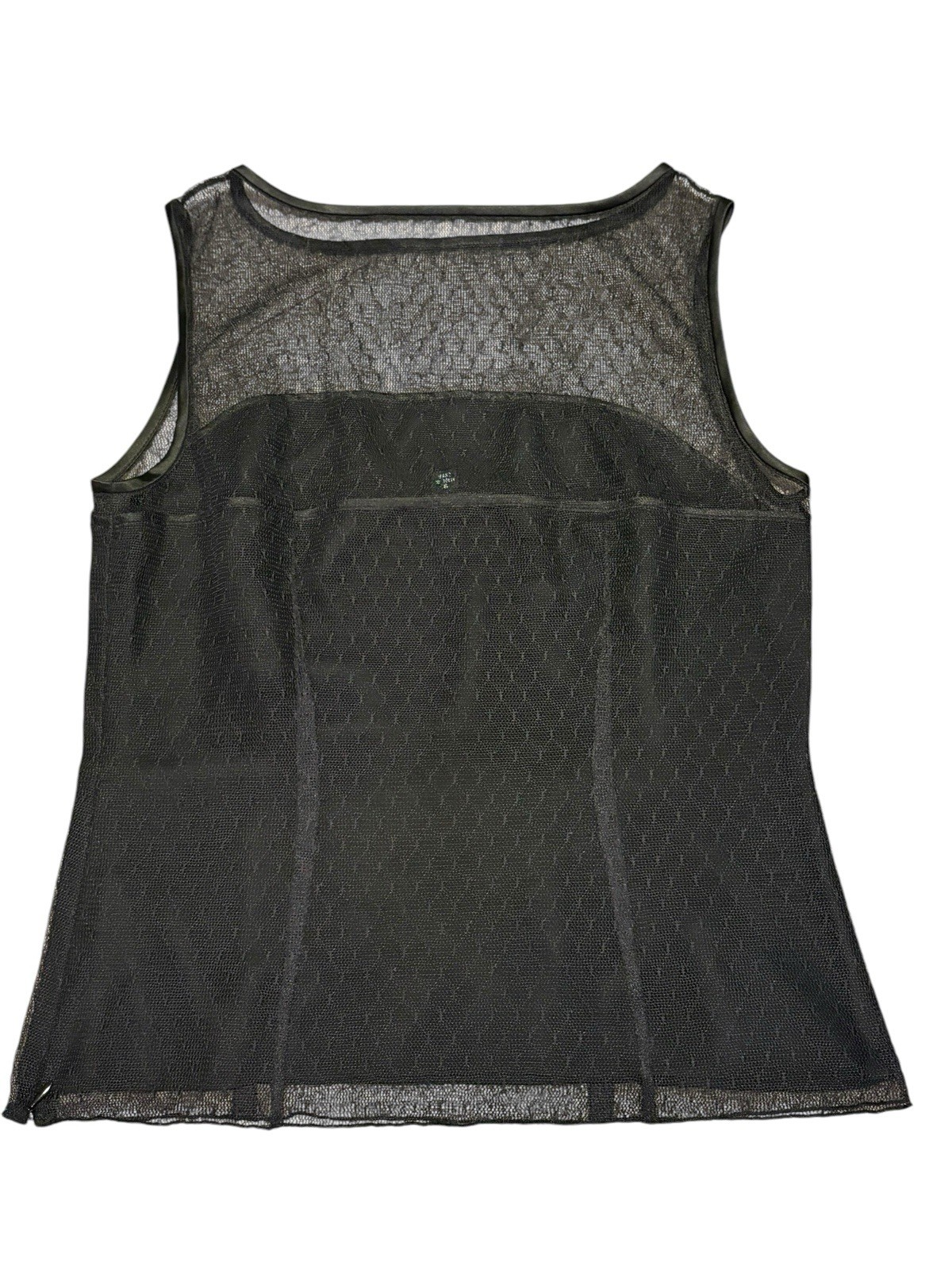 Pamela Dennis Private Client Group Size 8 Black Sleeveless Lace Side Zip Top