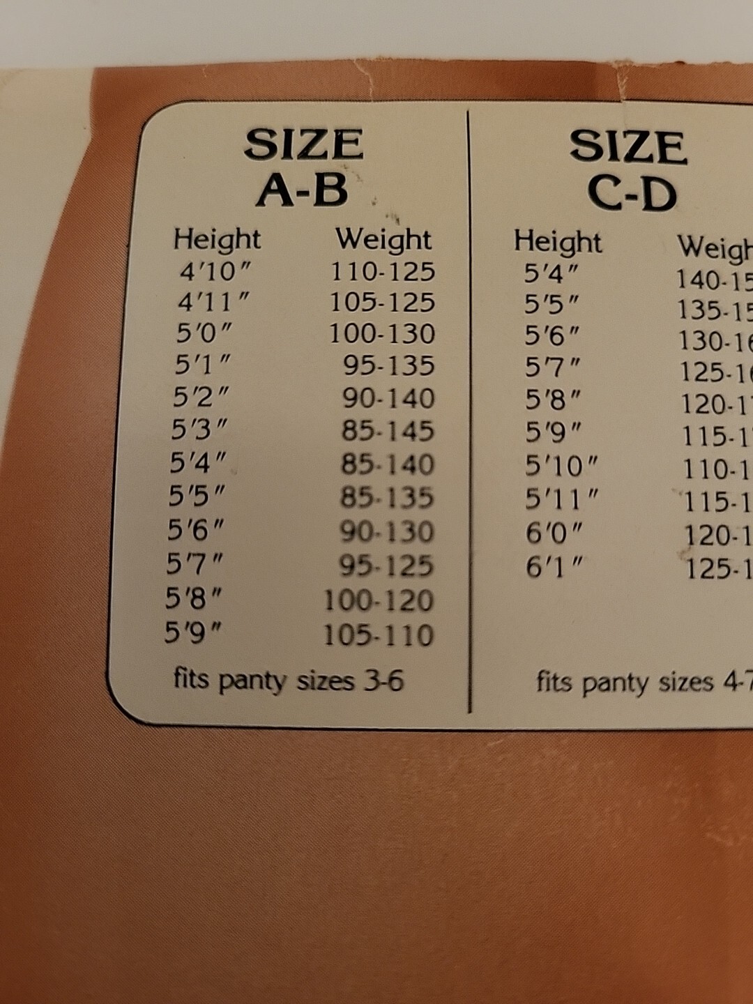 NOS Vintage 1981 Slenderalls by Underalls Pantyhose #350 A-B Taupe legs & brief