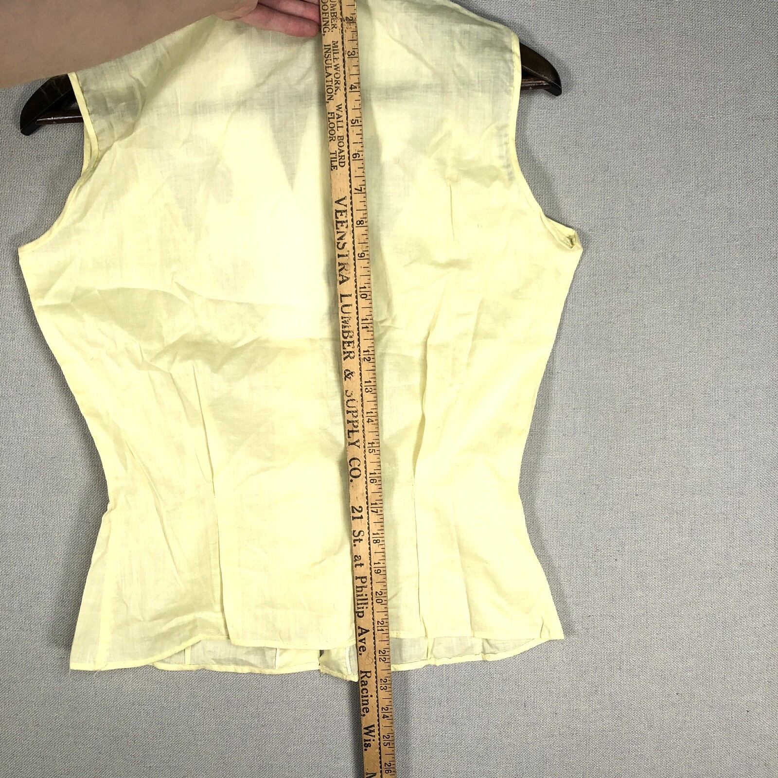 VINTAGE 50s 60s NOS Rockabilly Vest Size Small De Milo Stein-Tex New Womens J23