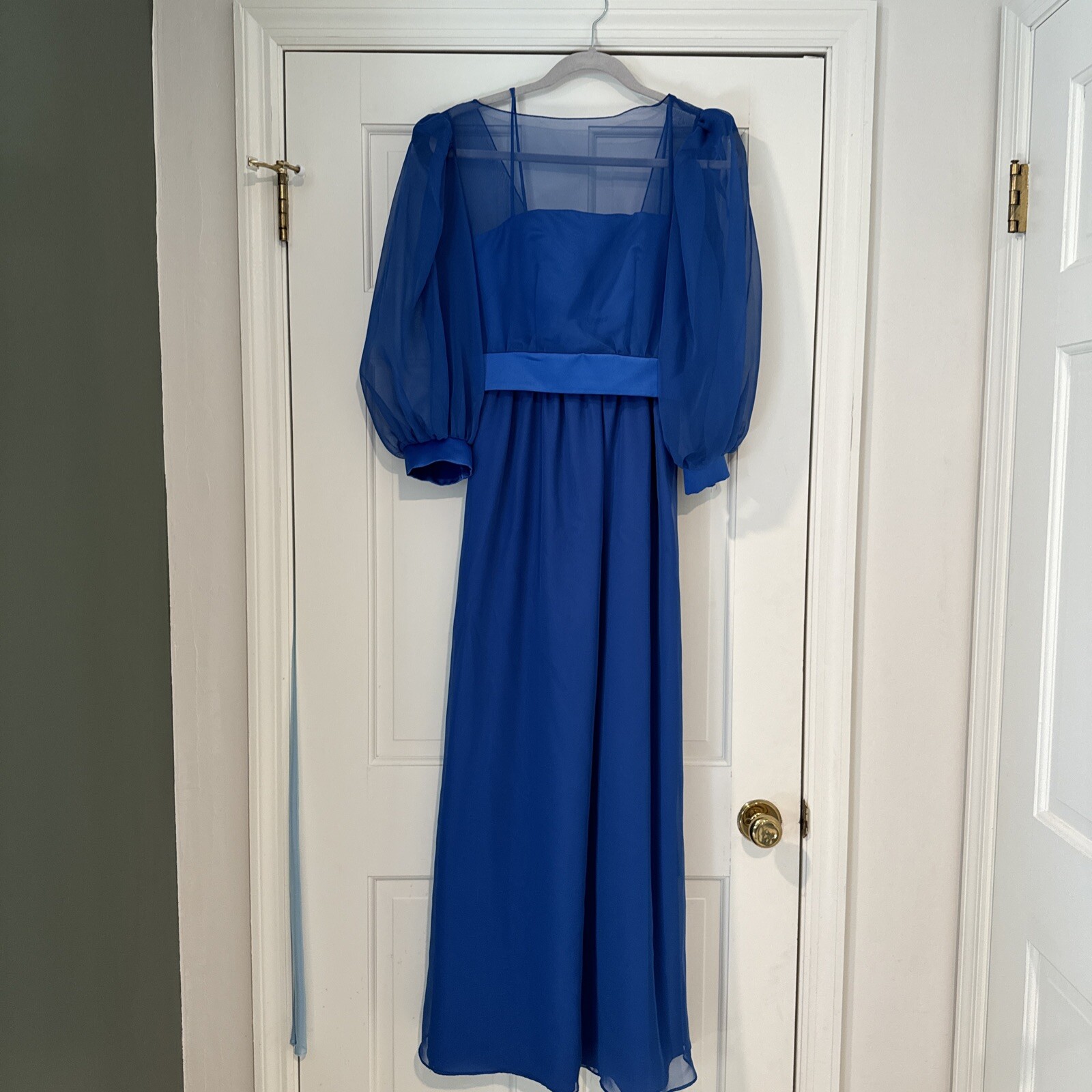 Vintage House Of Bianchi Royal Blue Formal/Bridesmaid Dress, Small