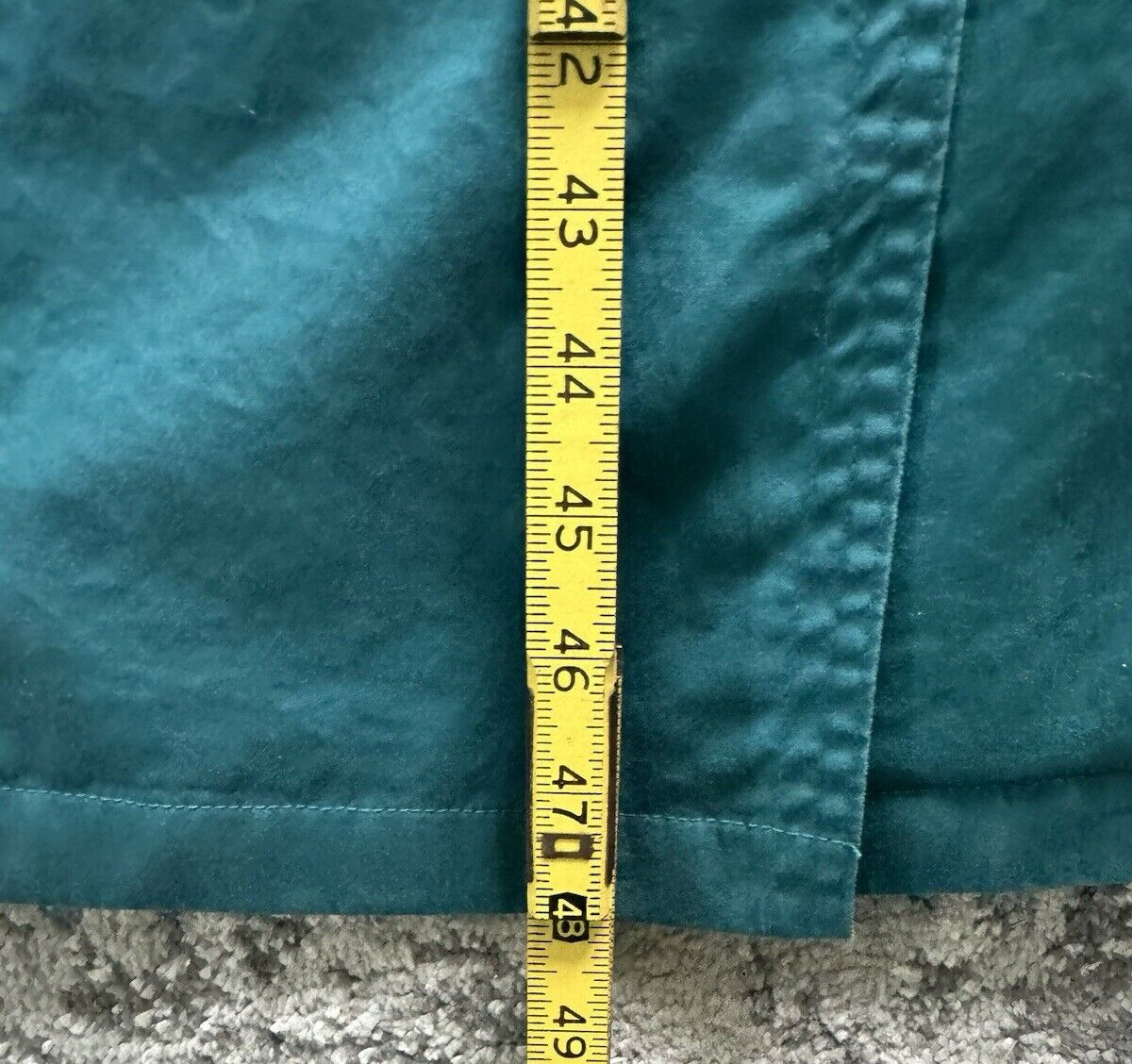 VTG London Fog All-Weather Trench Coat Women&rsquo;s Sz 14 Classic Teal w/Wool Lining