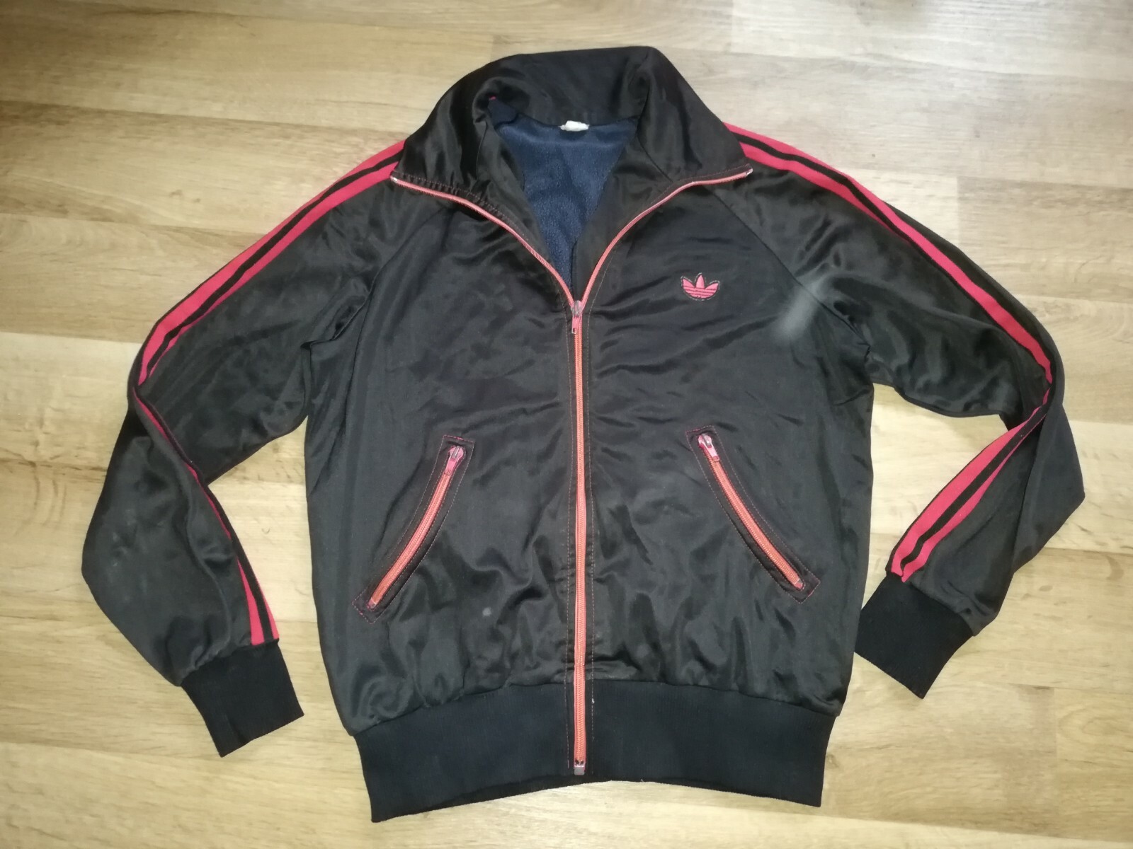 Jacket women&rsquo;s training jacket Adidas 80s made in Taiwan size 46-black-80s