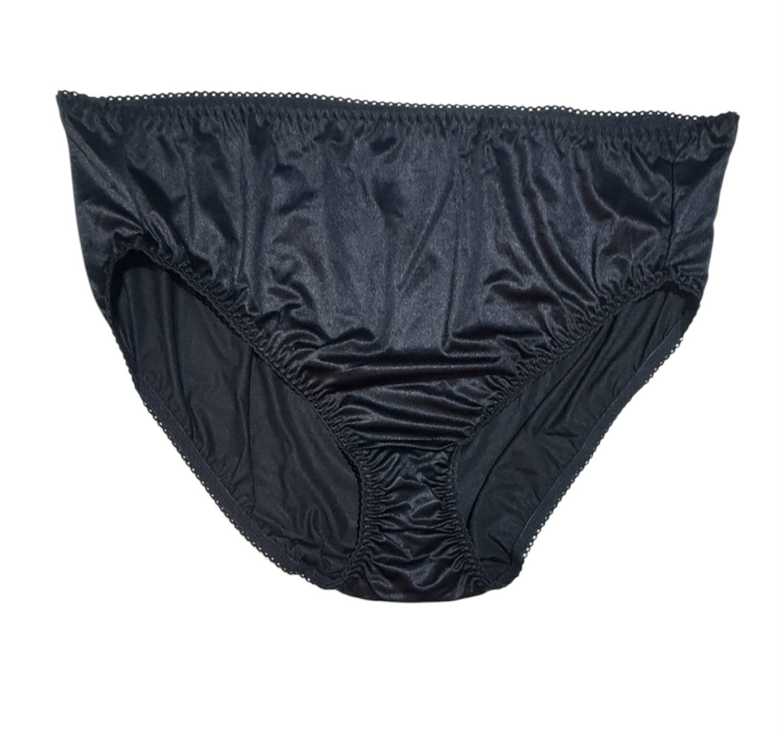 Vanity Fair Second Skin Panties 48301 Liquid Smooth Satin Hi-Cut Women’s 12/5XL
