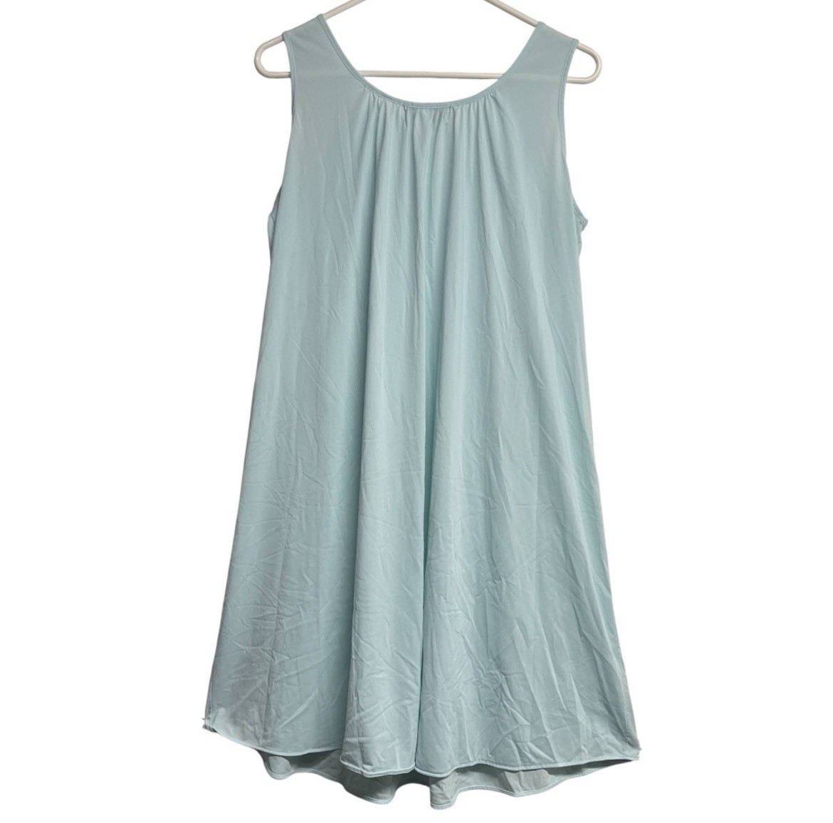 Miss Elaine Women’s Medium Blue Nylon Nightgown Sleeveless Dillards Exclusive