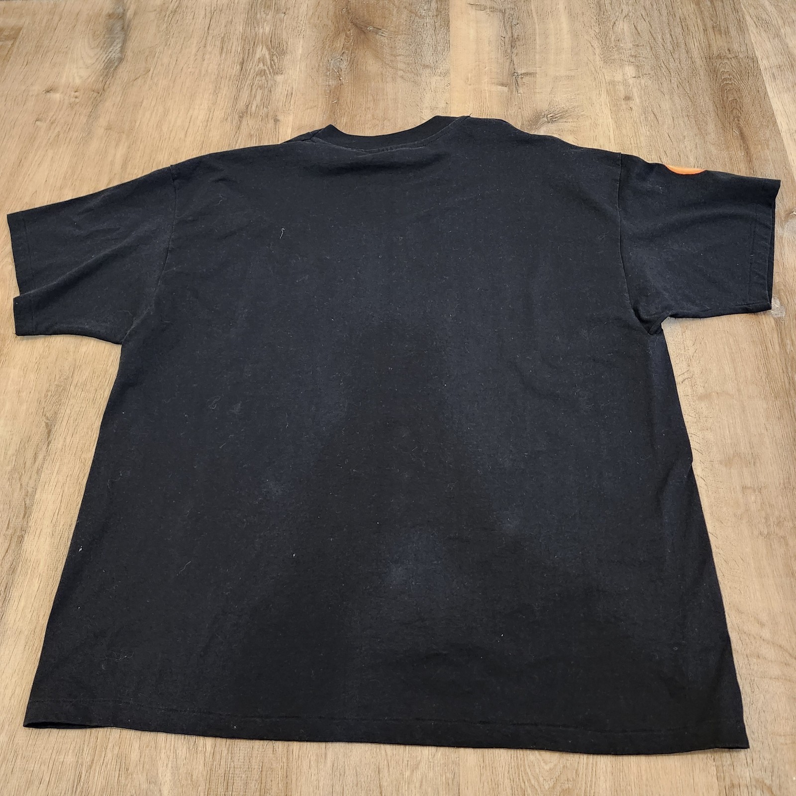 VTG Halloween Pumpkin Bear Puff Paint Single Stitch T-Shirt Sz XXL Hanes 50-50
