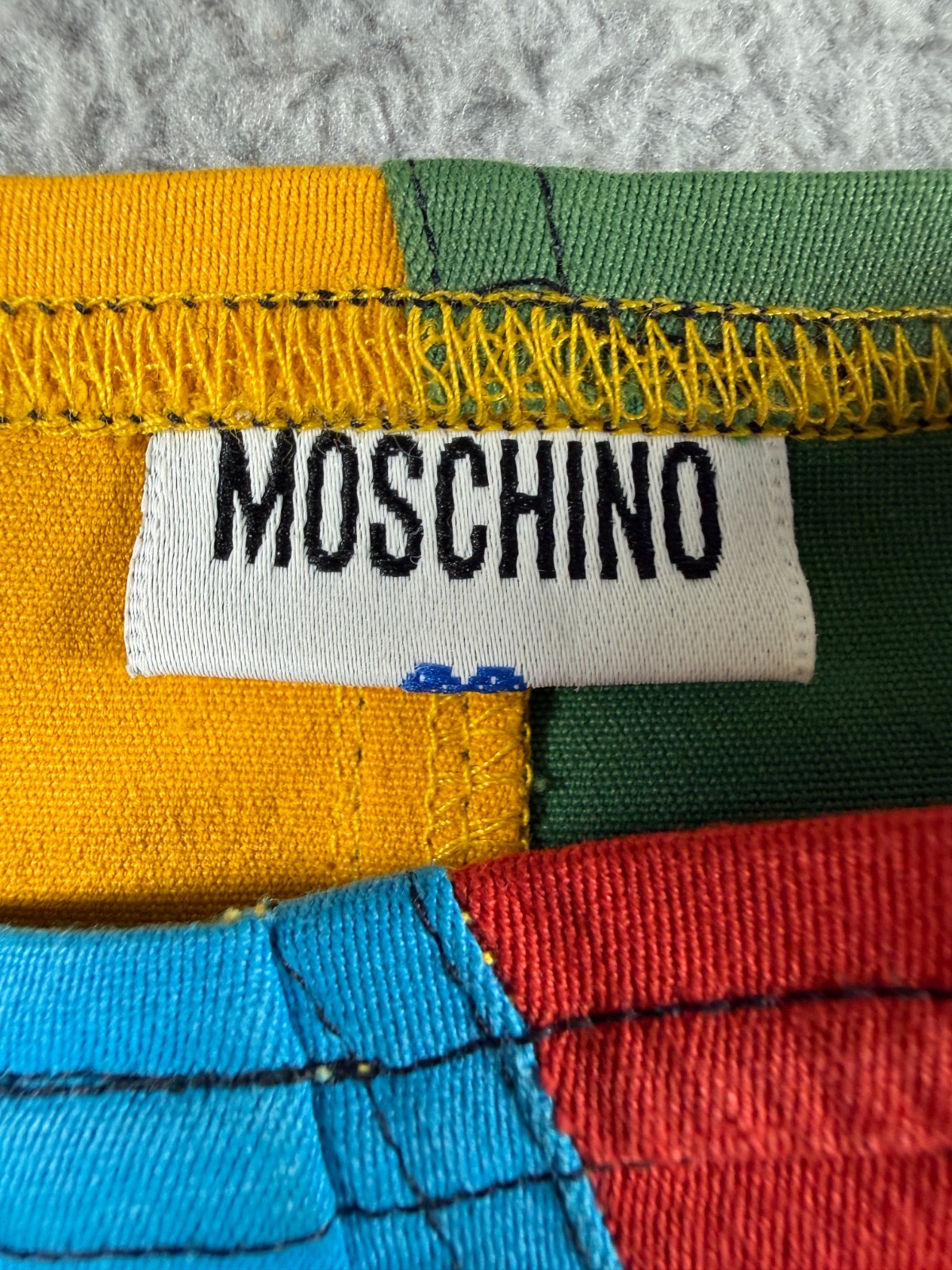 Rare Vintage MOSCHINO late 80&rsquo;s early 90&rsquo;s Jacket & Skirt set Size 8 Made Italy