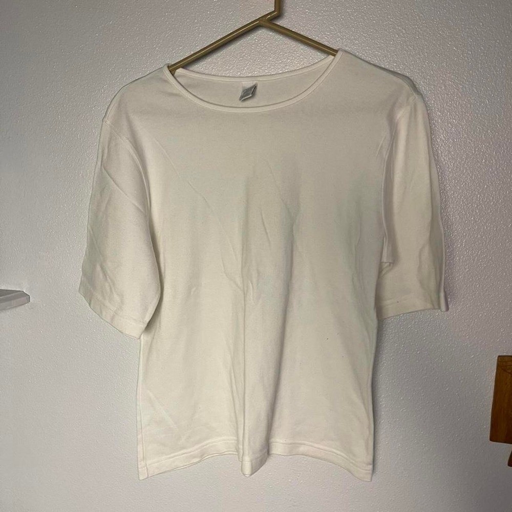 Vintage 90s Lands&rsquo; End Made in USA Minimalist Baby Tee