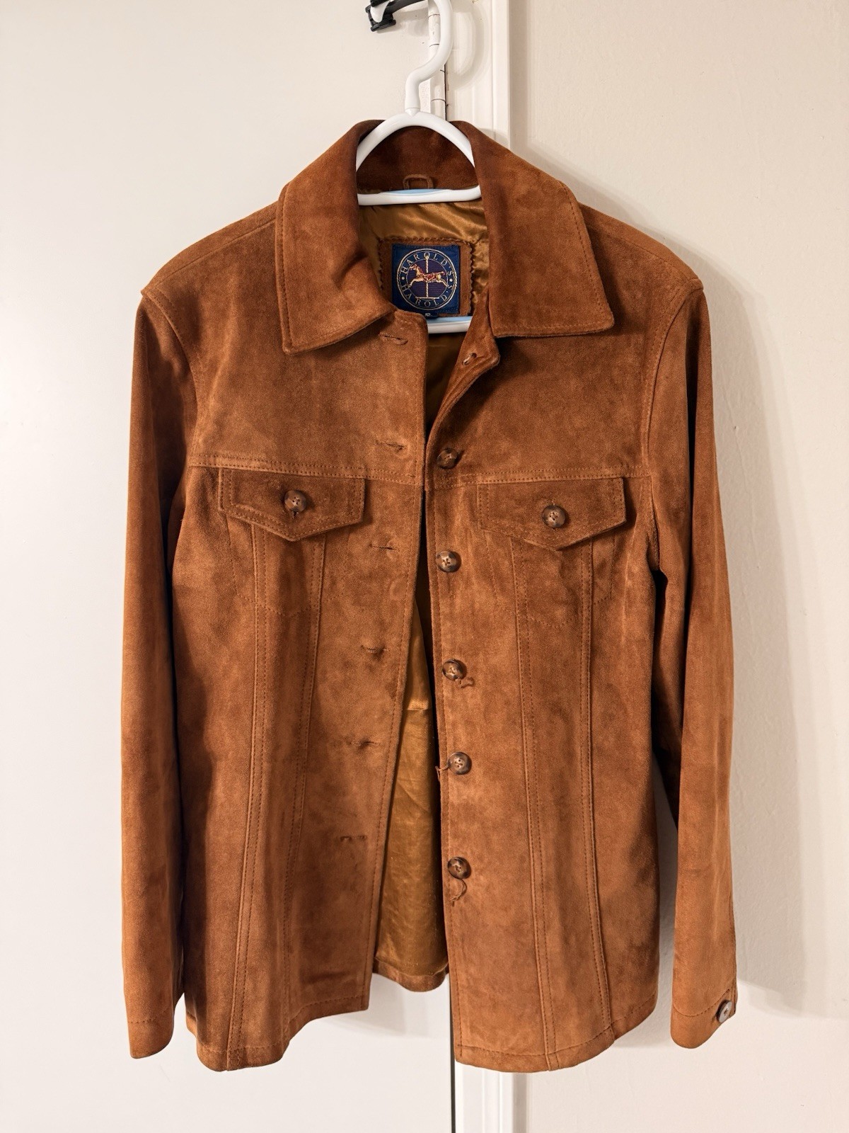 Vintage Harold’s Jacket | Leather Exterior | Size S | Made In Pakistan