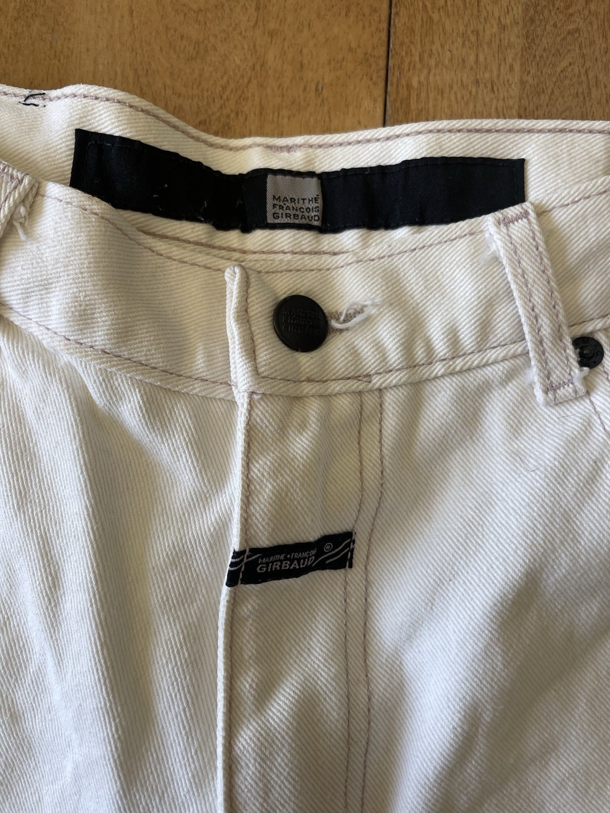 Vintage Marithe + Francois Girbaud Denim Pants Size 34×30 (Actually 30×25.5)