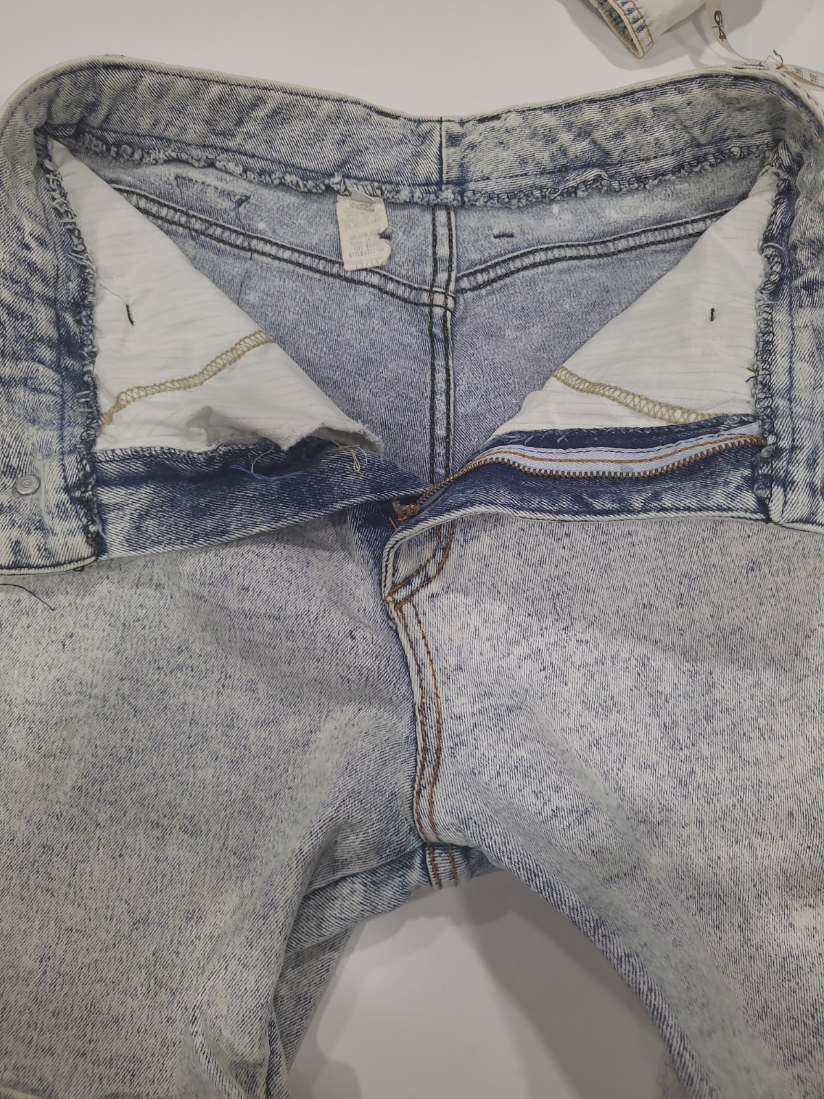 Vintage Golden Star High Rise Acid W Jean Shorts Junior 13/14 Lace Heart Inserts