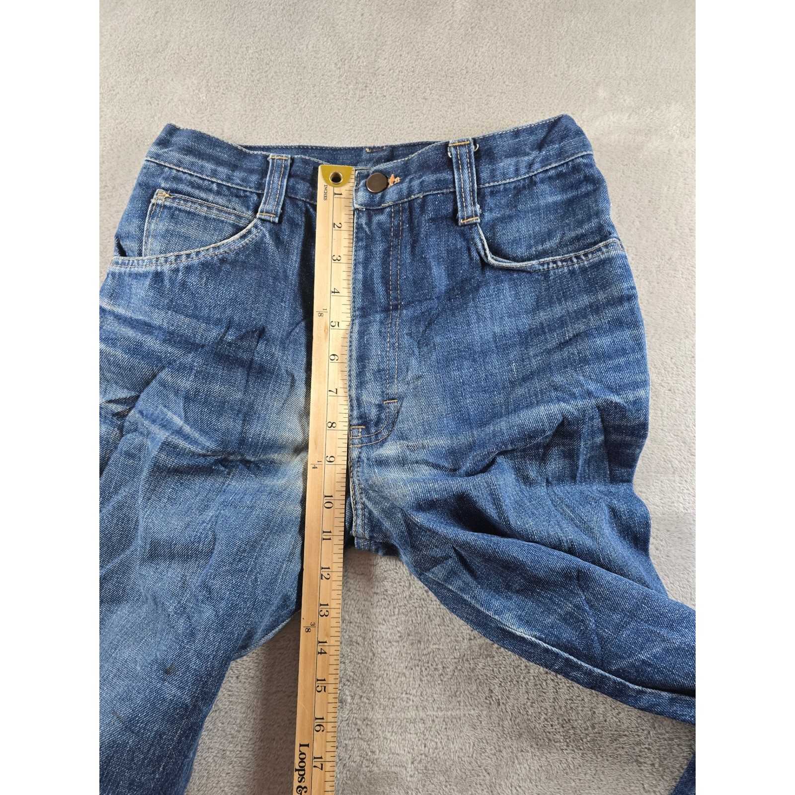 Vintage Bolthon & Cassidy Jeans Womens Size 2 Blue 70s Made In Italy *Read
