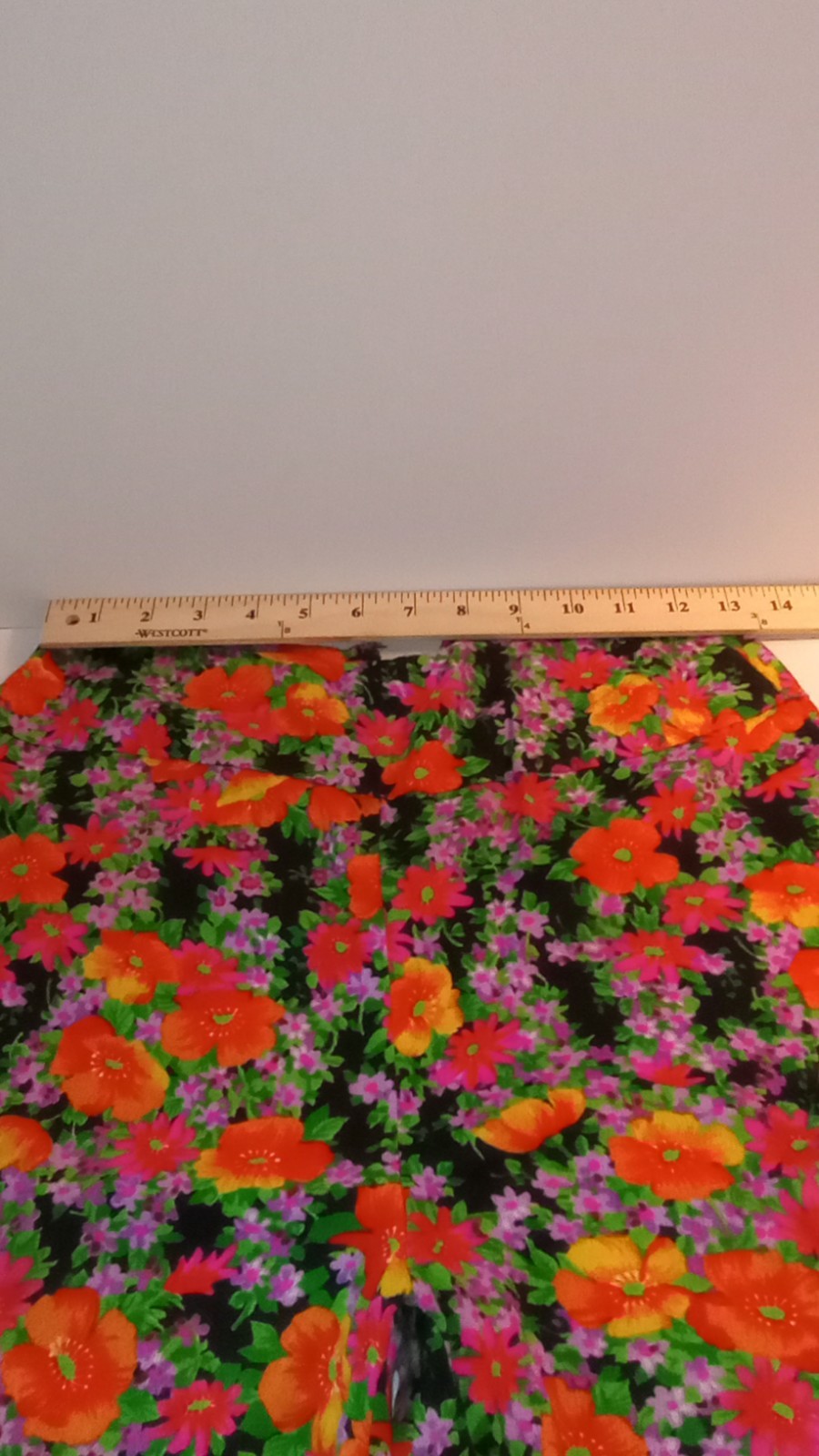 Vtg 60s XS~S 2 Pc SET Floral Halter Top & Wide Leg Pant Hippie Homemade Hallowee