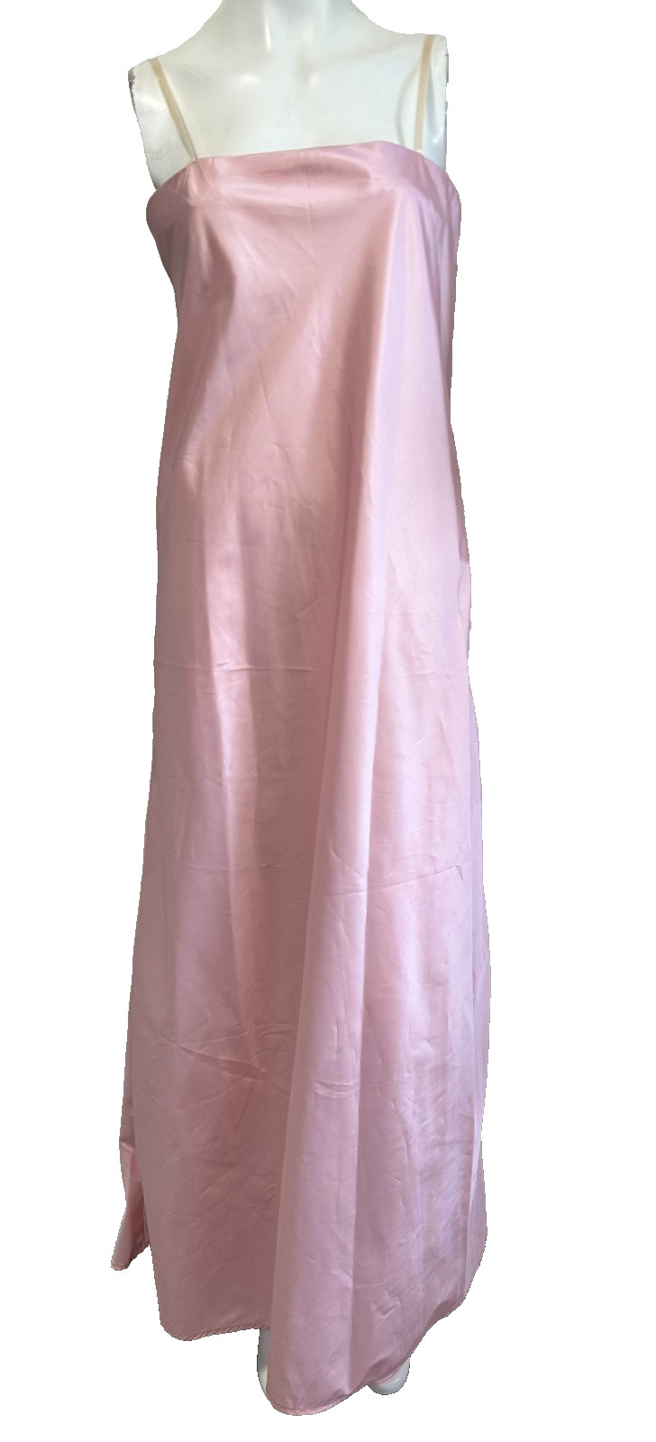 70s Floral Chiffon Hostess Dress Size Large Maxi ButtonUp Pleat Ruffle HighNeck