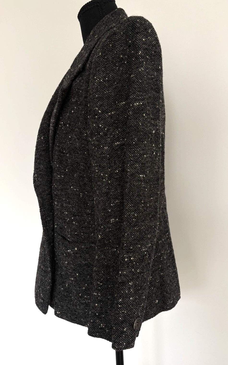 Vintage Saint Laurent Rive Gauche Tweed Blazer – Double Breasted Wool Jacket
