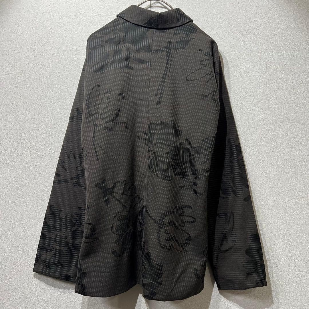 tricot COMME des GARCONS China Jacket 1997 AD Floral Pinstripe Size M Japan Auth