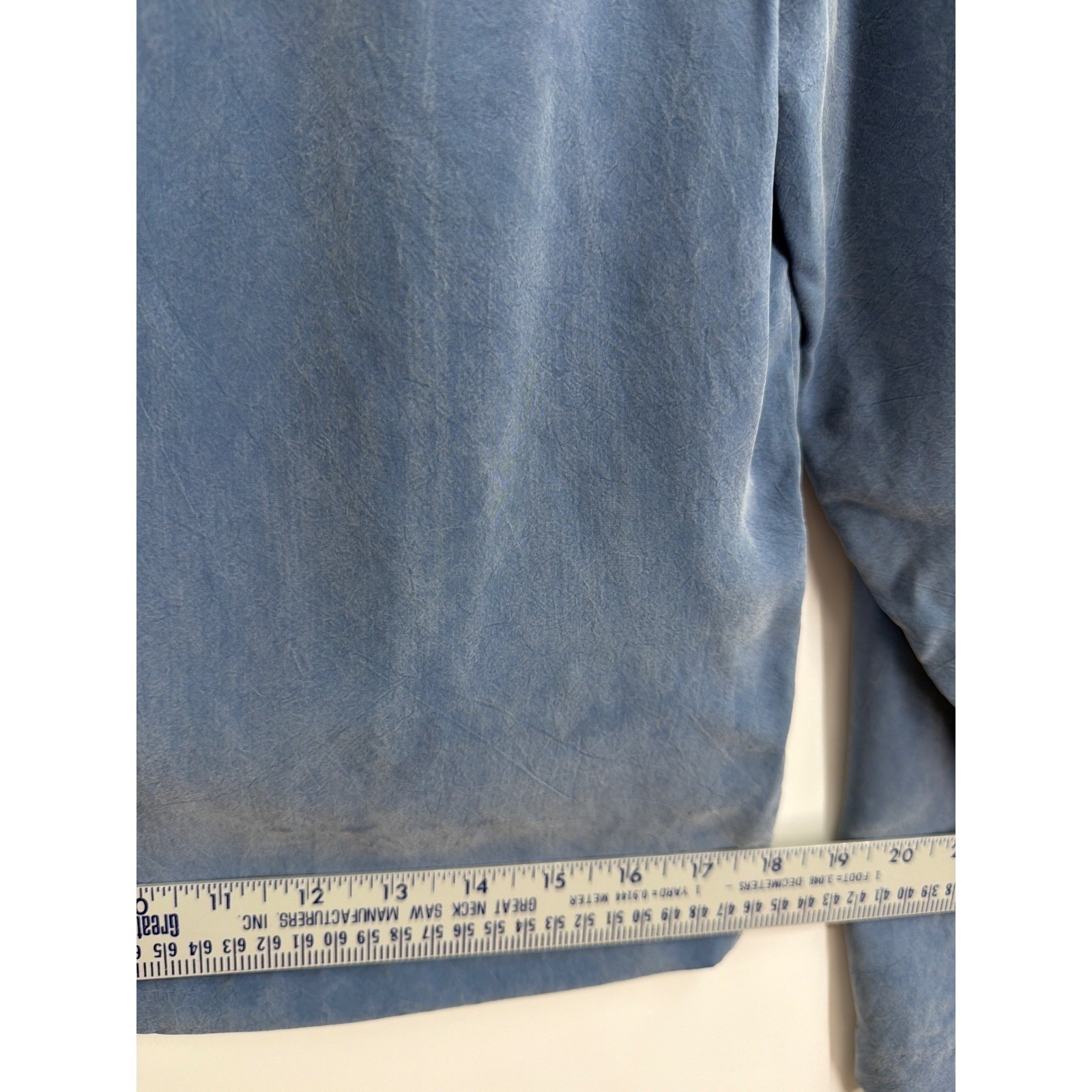Jeffrey & Dara Petite Blue 2 Piece Set Jacket Pants Rayon Size 4 Vintage
