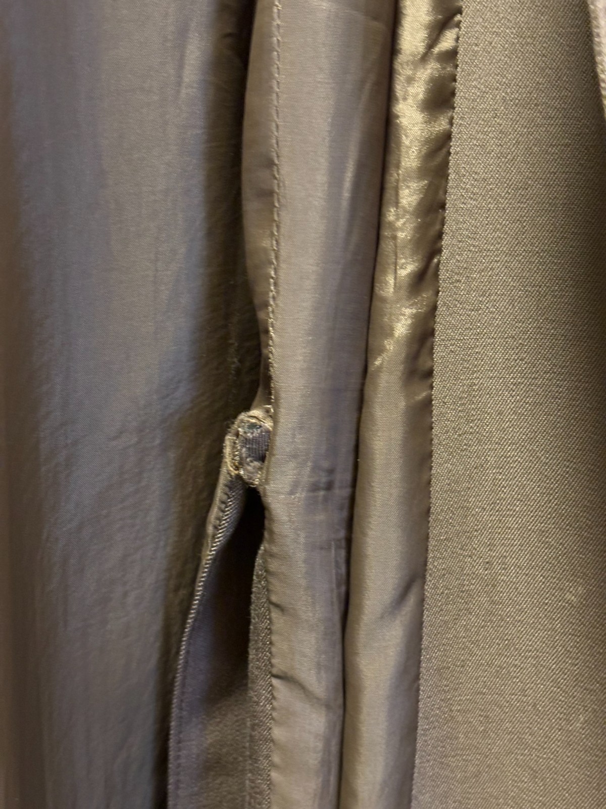 Vintage Linda Richards Wool Medium Brown Duster Trench USA Size 8