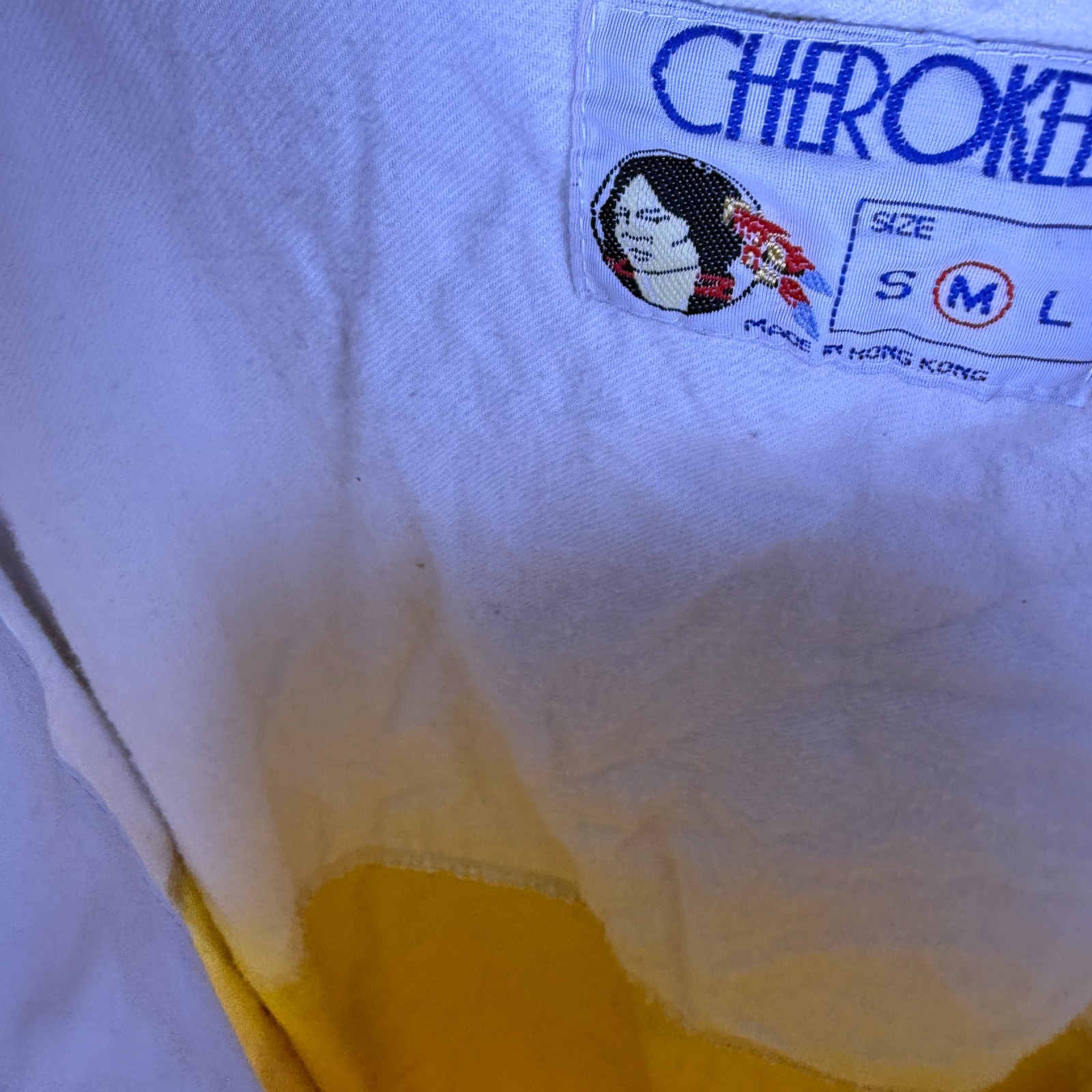 VINTAGE 80s Cherokee Womens Pullover M Colorblock RARE Boho Sweatshirt