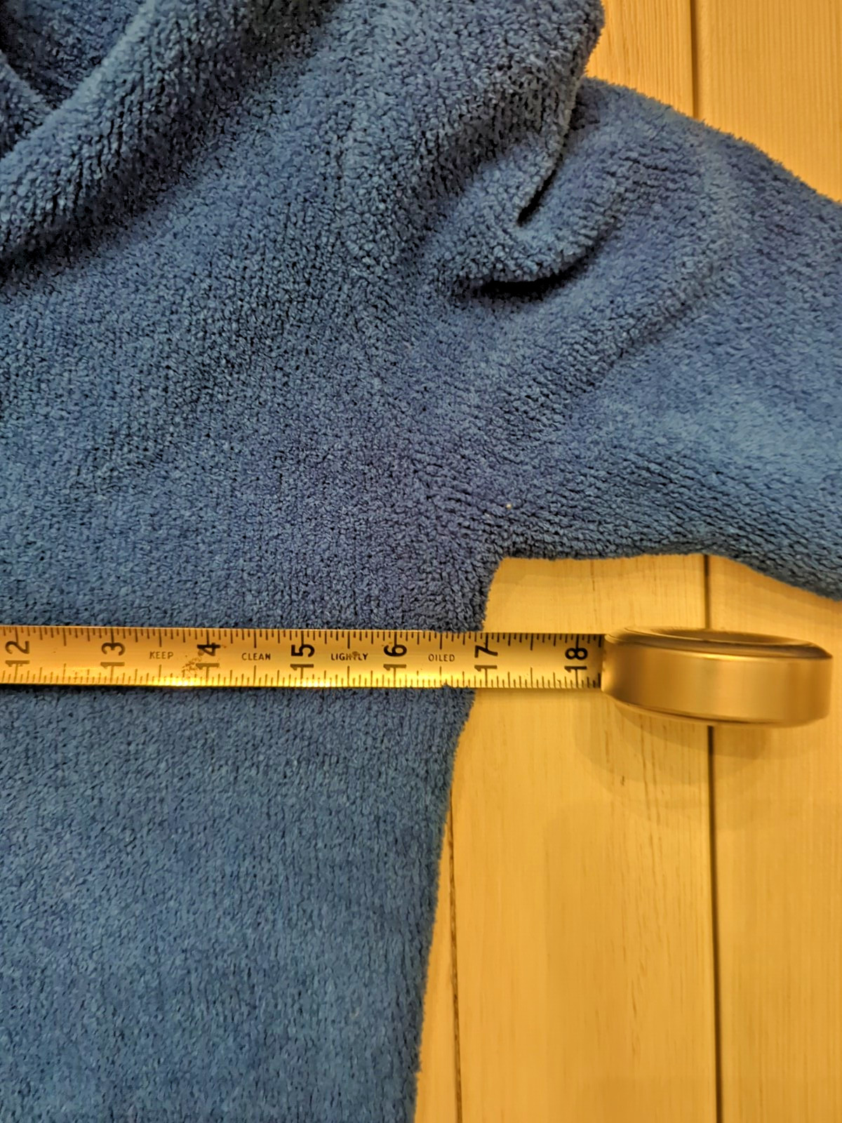 Vtg Authentic 1990s Wet Seal Electric Blue Soft Long Sleeve Cowl Neck Medium