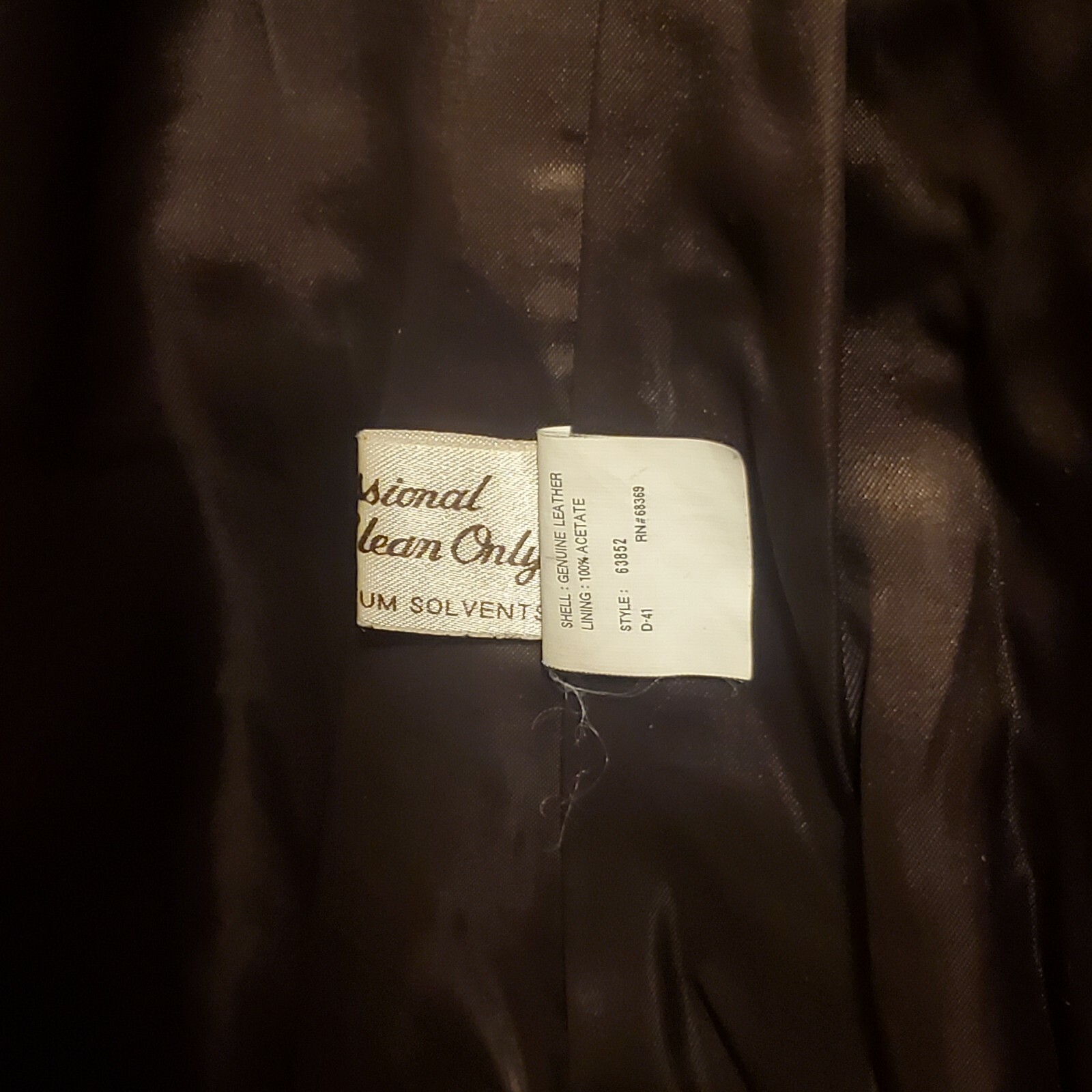 VTG 80s Clipper Mist Brown Genuine Leather Blazer Jacket Womens Size 10 Regular