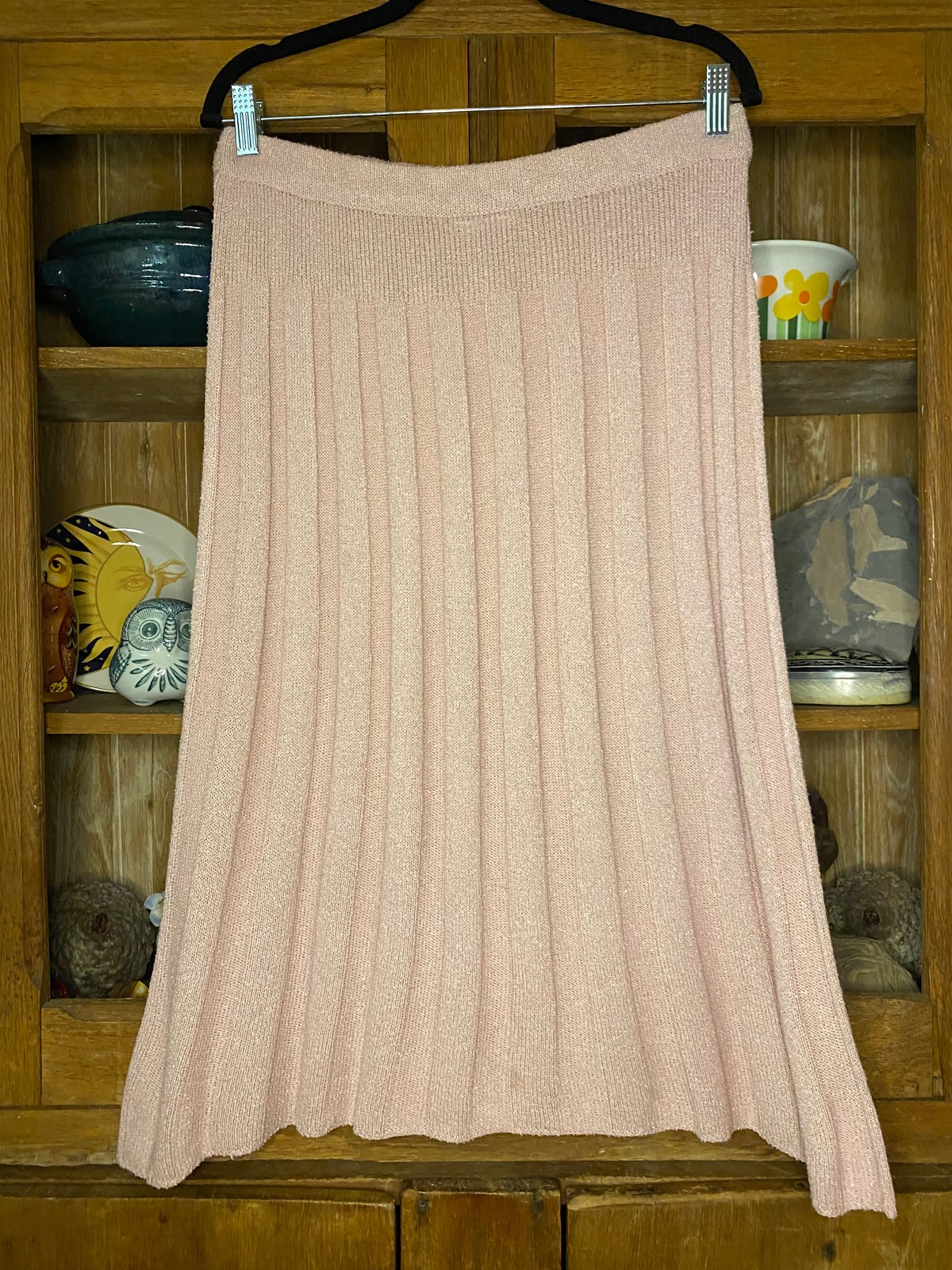 Pink Knit Skirt Size 12