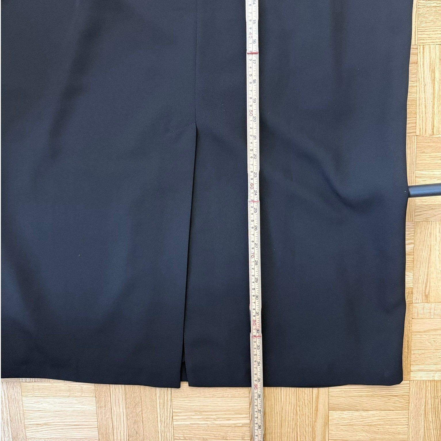 VTG NWT 90s Ingenuity Plus Black Maxi Skirt Made in Canada Minimalist Y2K 18W