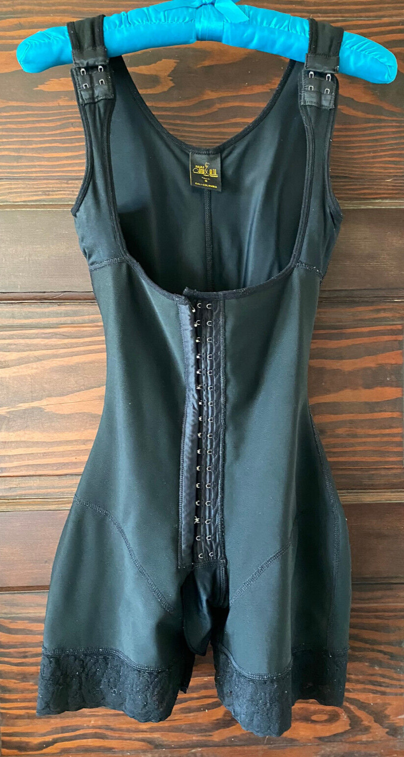 Vintage Fajas Gama Alta Lina Premium Size S Cali Colombia Black Shaper