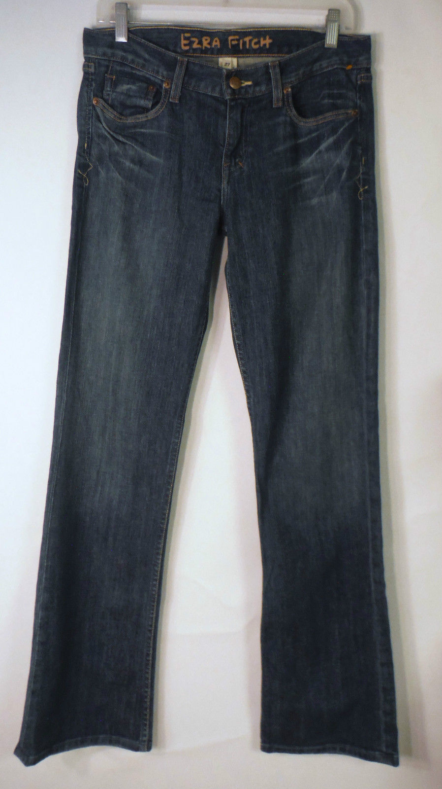 EZRA FITCH Sz 32 x 33 Women&rsquo;s « Beaten Up Blues » Stretch Jeans Vintage