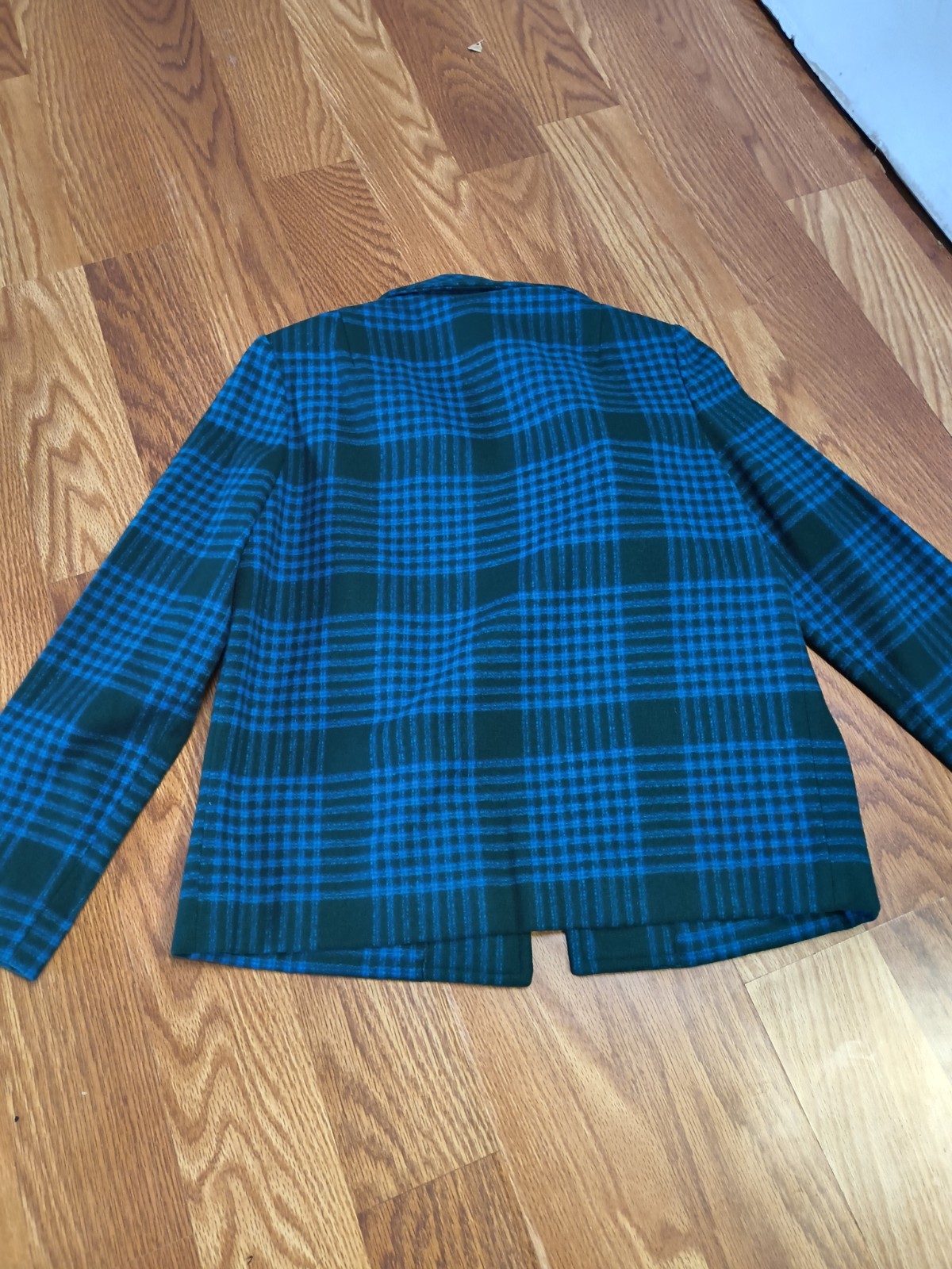 Vintage 1950s Pendleton Virgin Wool Blazer Jacket Thistle Buttons Button Front