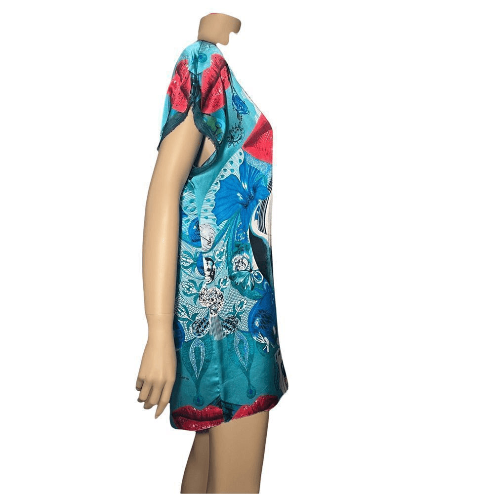 Custo Barcelona silk tunic dress