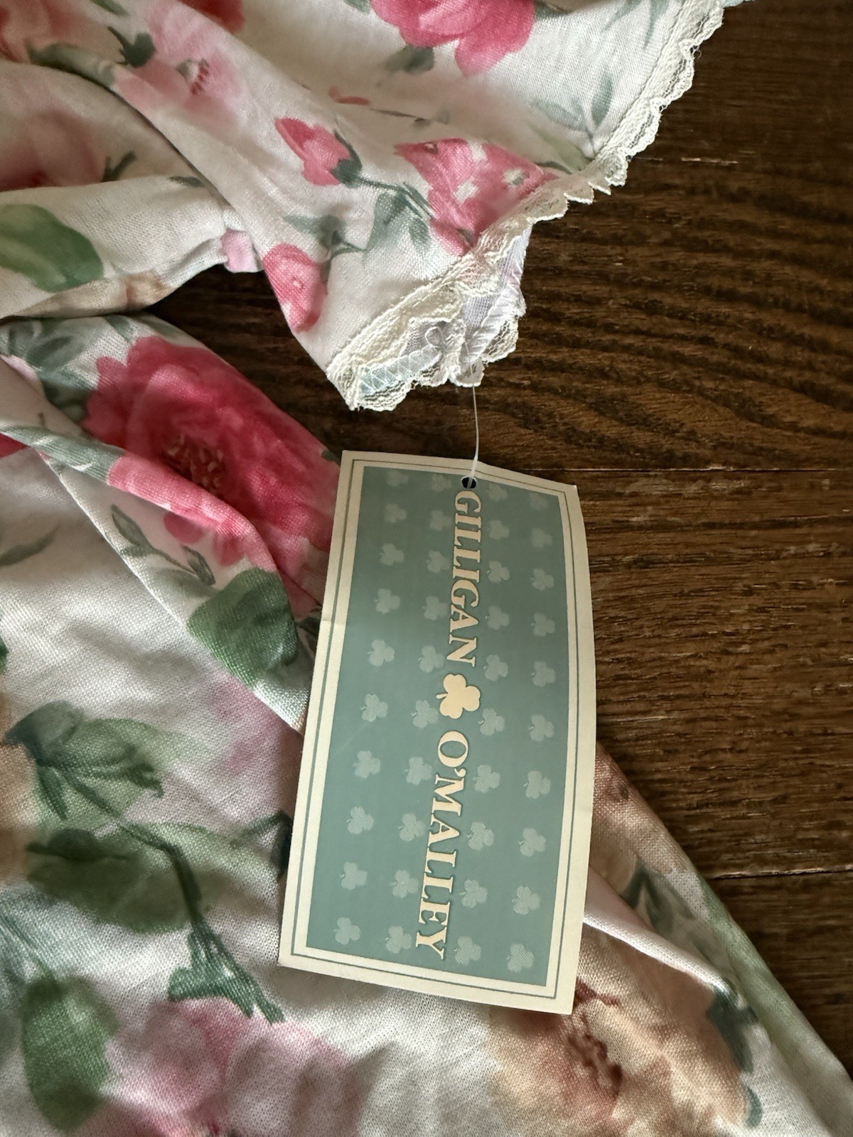 Vintage Nightgown Gilligan O’Malley Lace Grandma Romantic