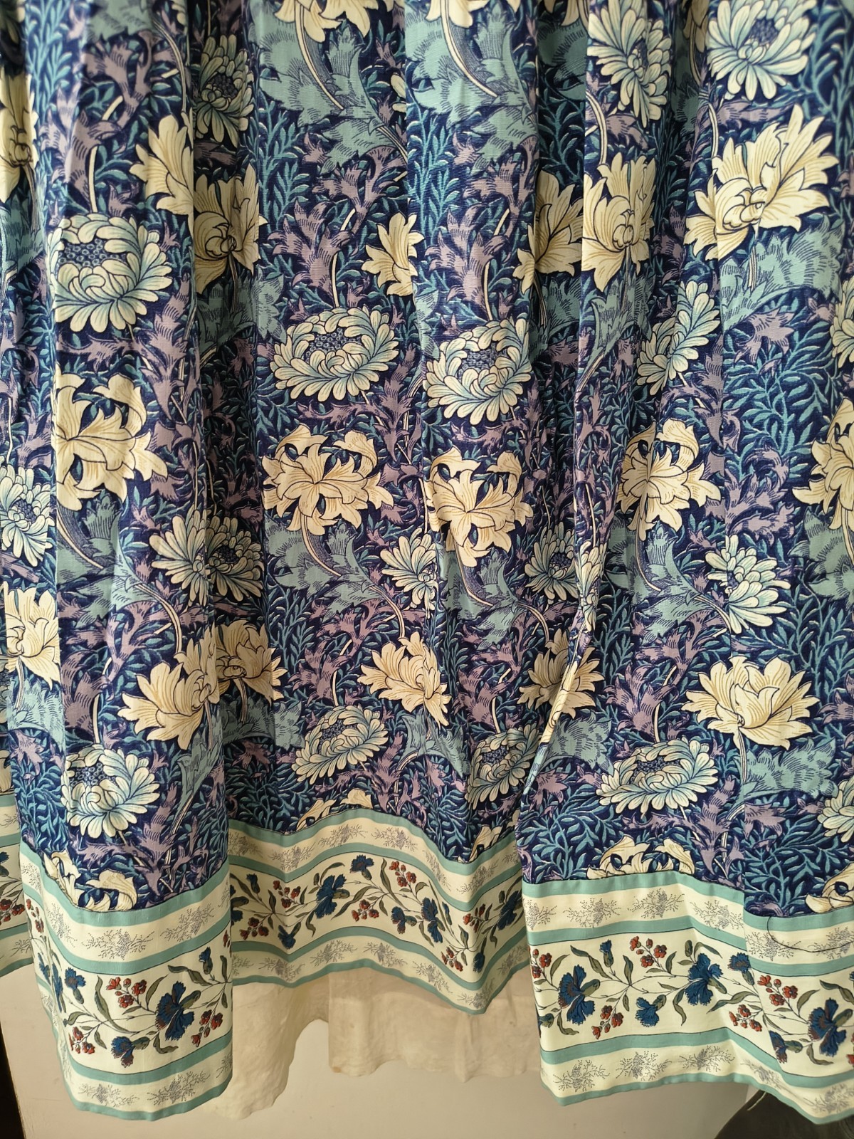 GORGEOUS VINTAGE TINA LESER COTTON FLORAL SKIRT ENSEMBLE M