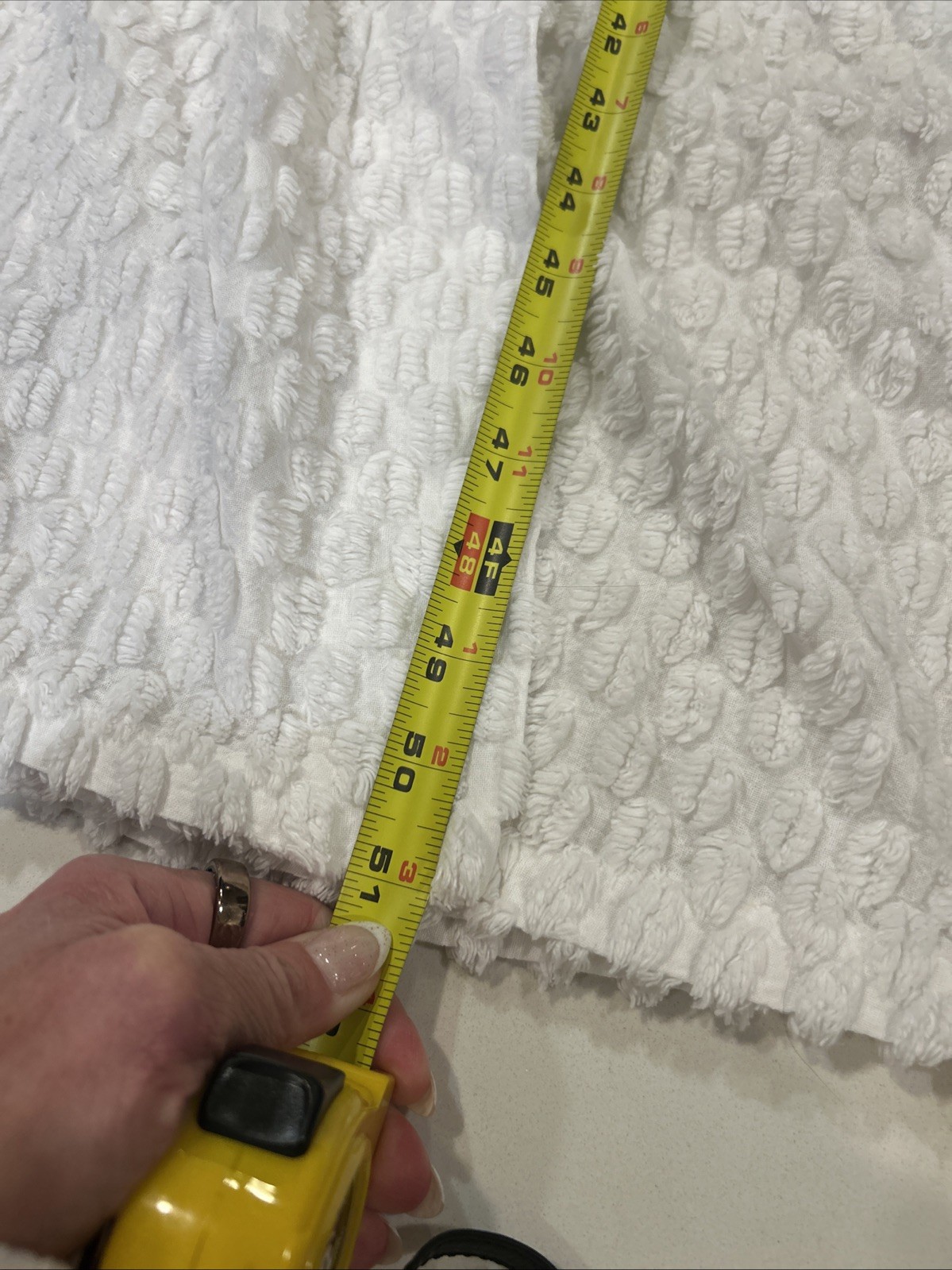 Vintage White Stan Herman chenille robe