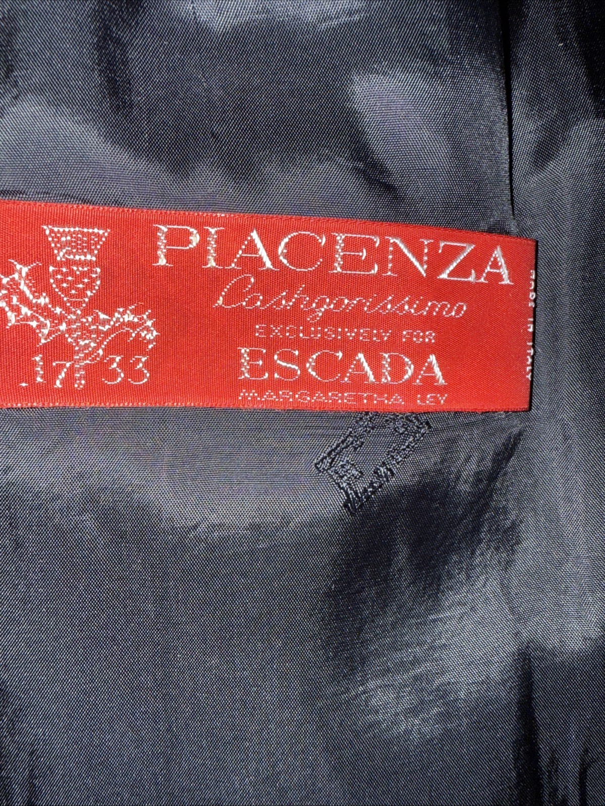 Escada Margaretha Ley Angora Wool Double Breasted Blazer Jacket Old Money Look