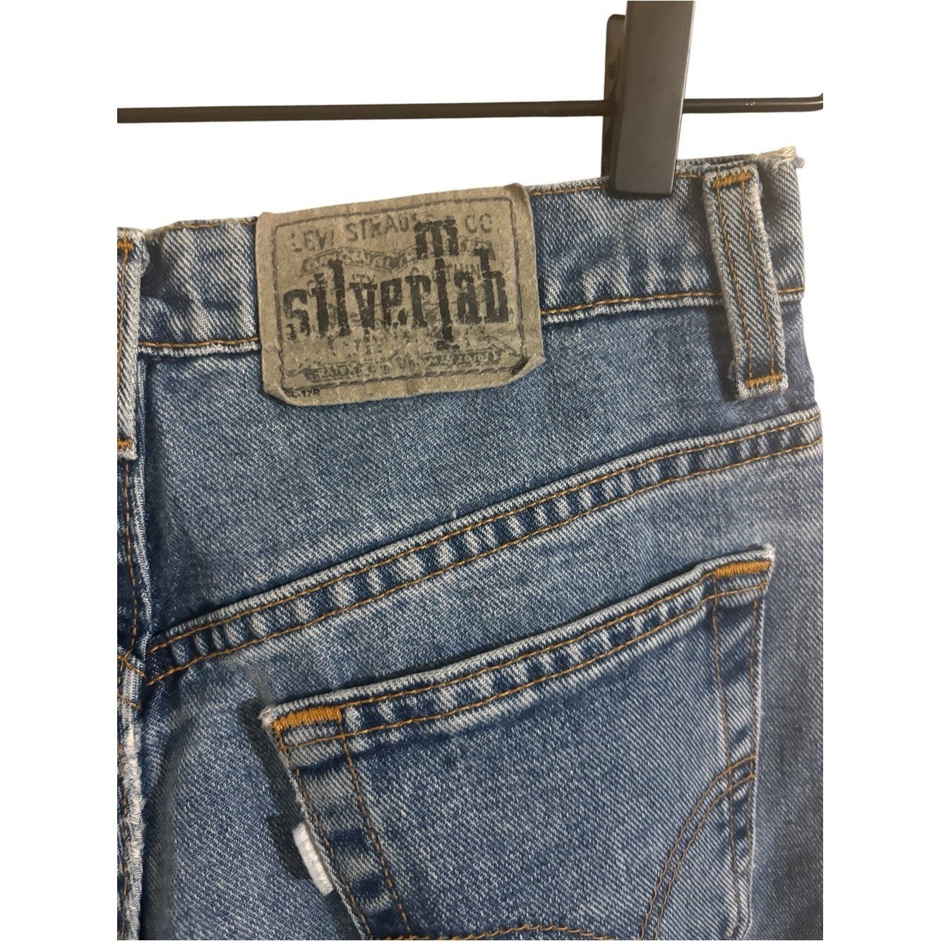 Levi&rsquo;s Silver Tab Vintage Loose Straight Leg 664 Blue Jeans Womens Size 7/8