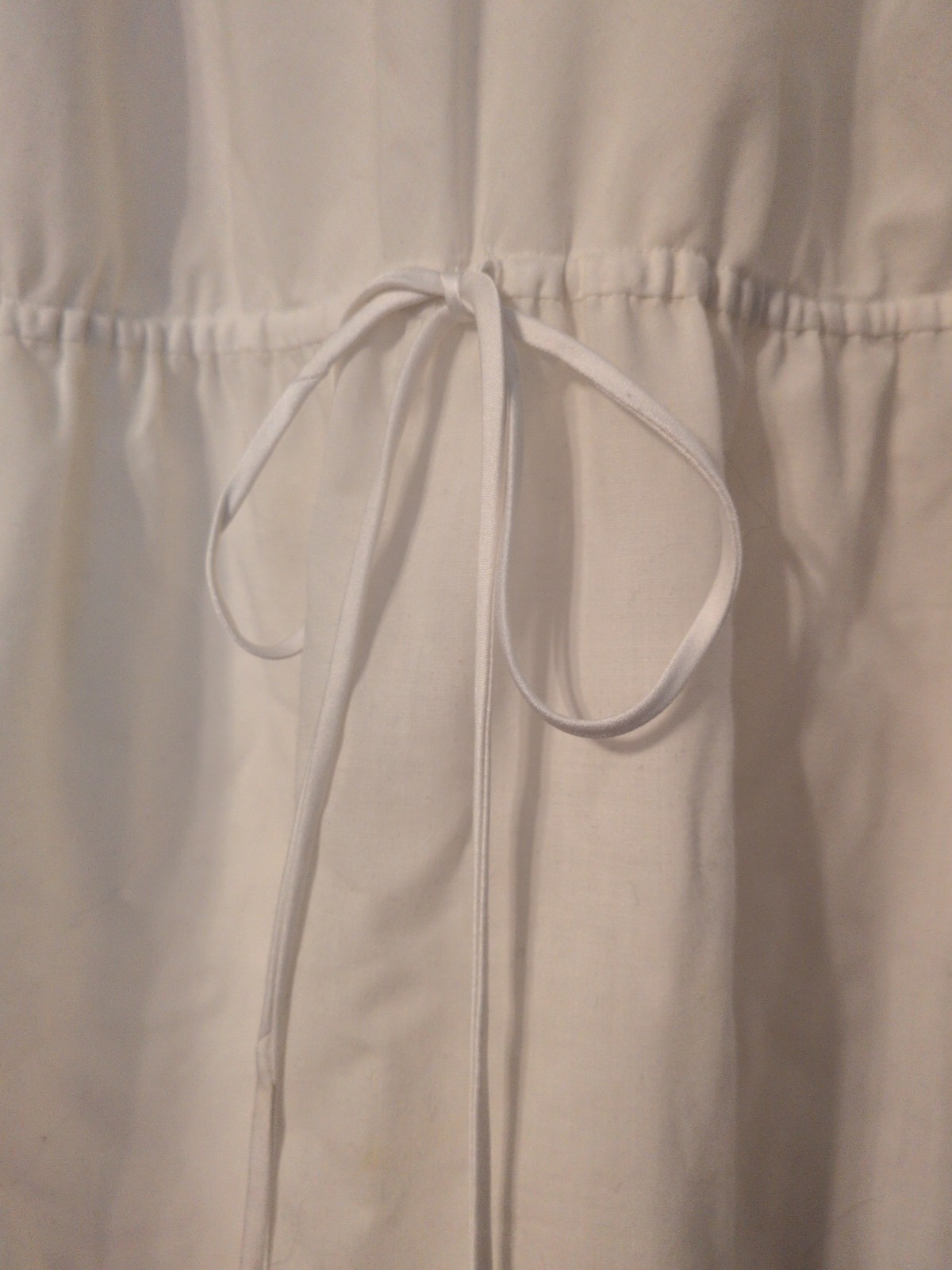 Vintage Cotton Blend Short Nightgown Robe Set Pink Flower Applique Trim Ruffle