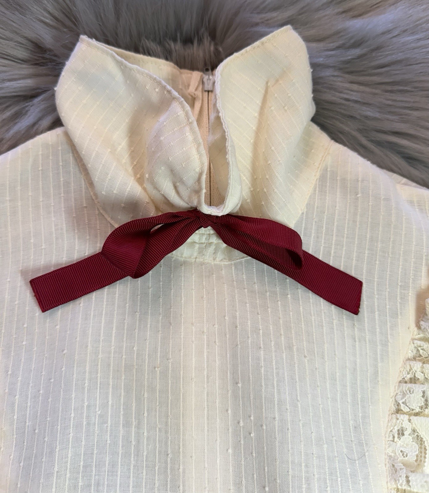 Authentic Foxy Lady San Francisco Vintage Prairie Dress Size Small Rare 60s 70s