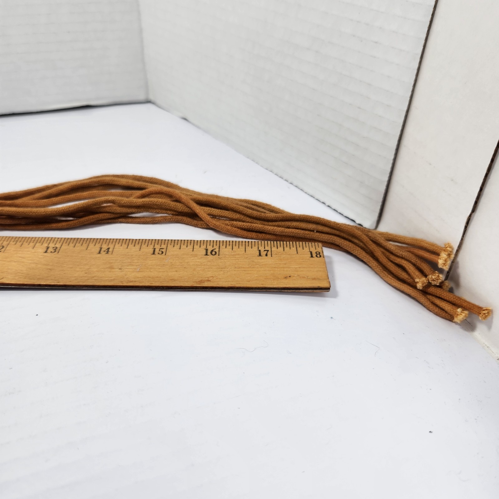 Vintage Boho Macrame Bikini Cover Up Tan Fringe Wood Beads Festival Wear