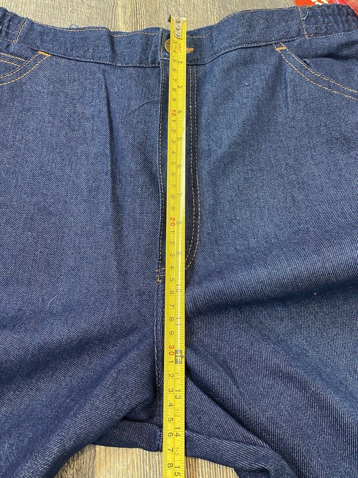 TRUE Vintage WRANGLER NWT Stretch Denim Jeans 80s Talon Streetwear Full Fit 16