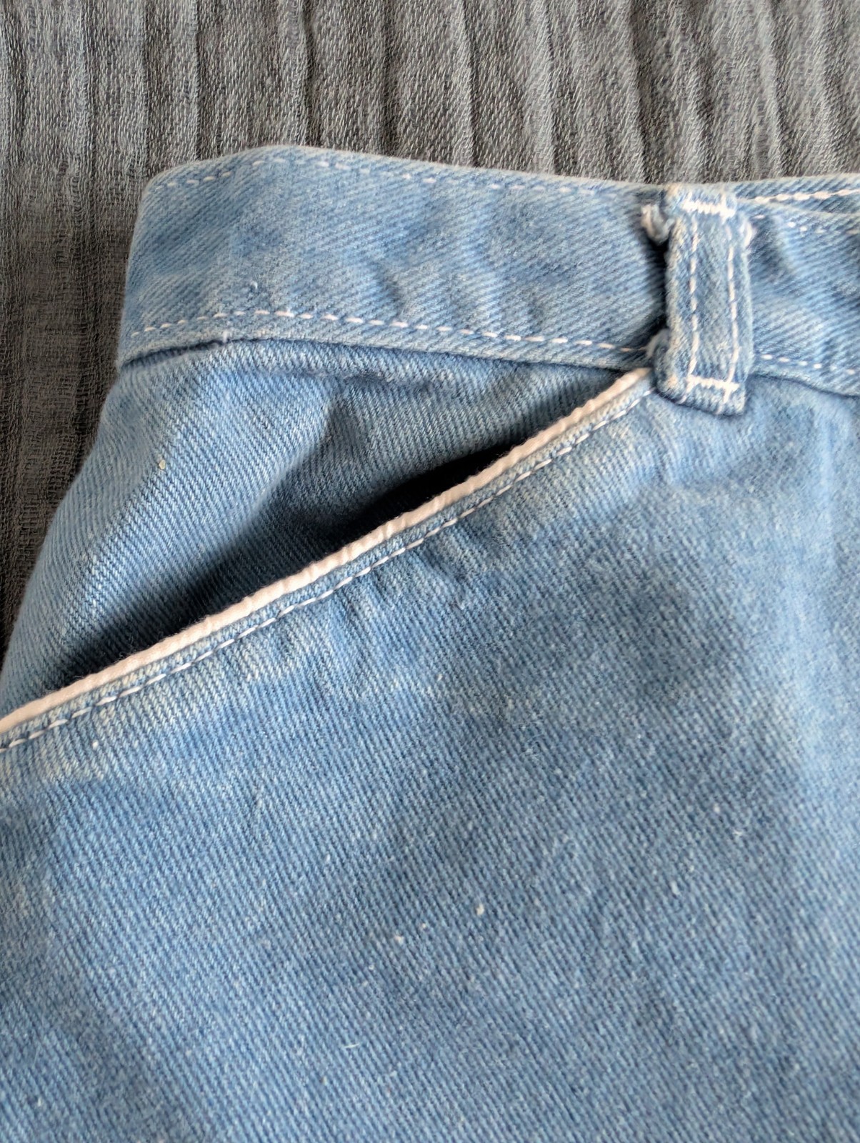 Vintage Pizzazz Jeans High Waist Lightweight Denim Womens Size 8 (24×31.5)