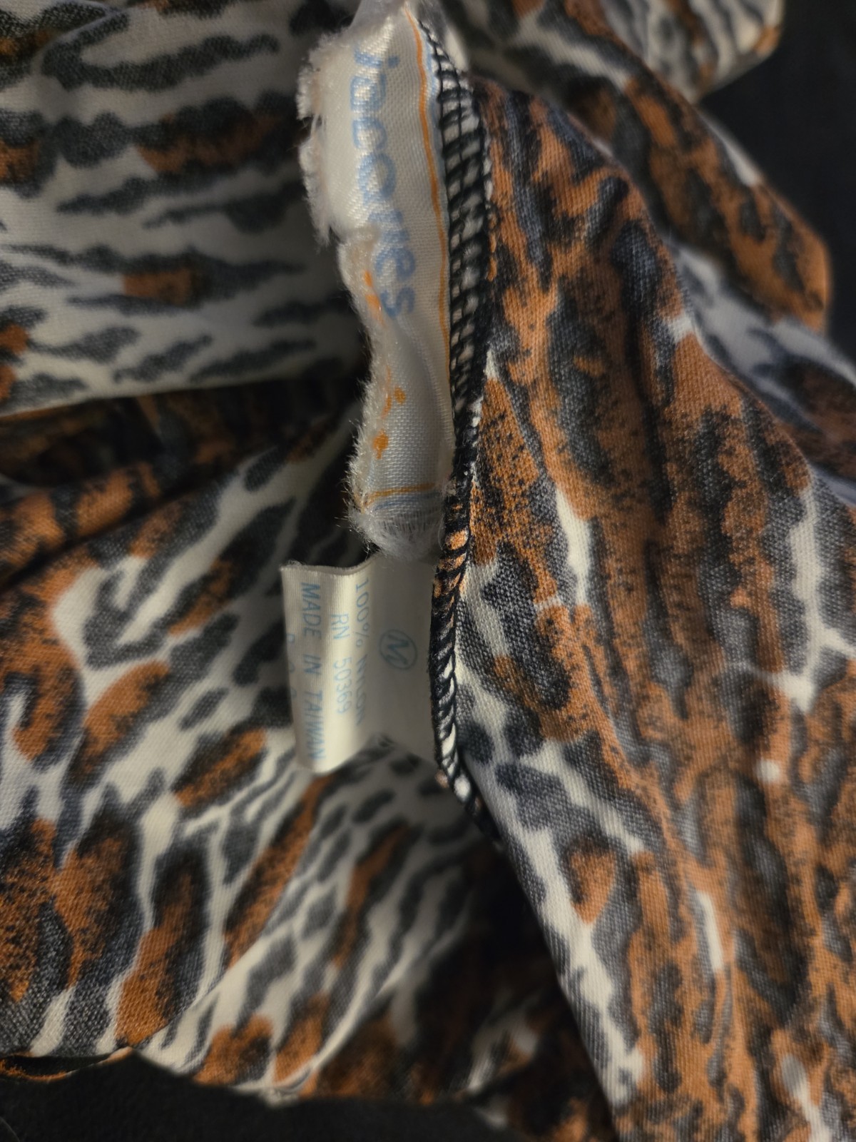 Vintage 80&rsquo;s Leopard Print one shoulder Swimsuit One Piece medium Jacques Moret